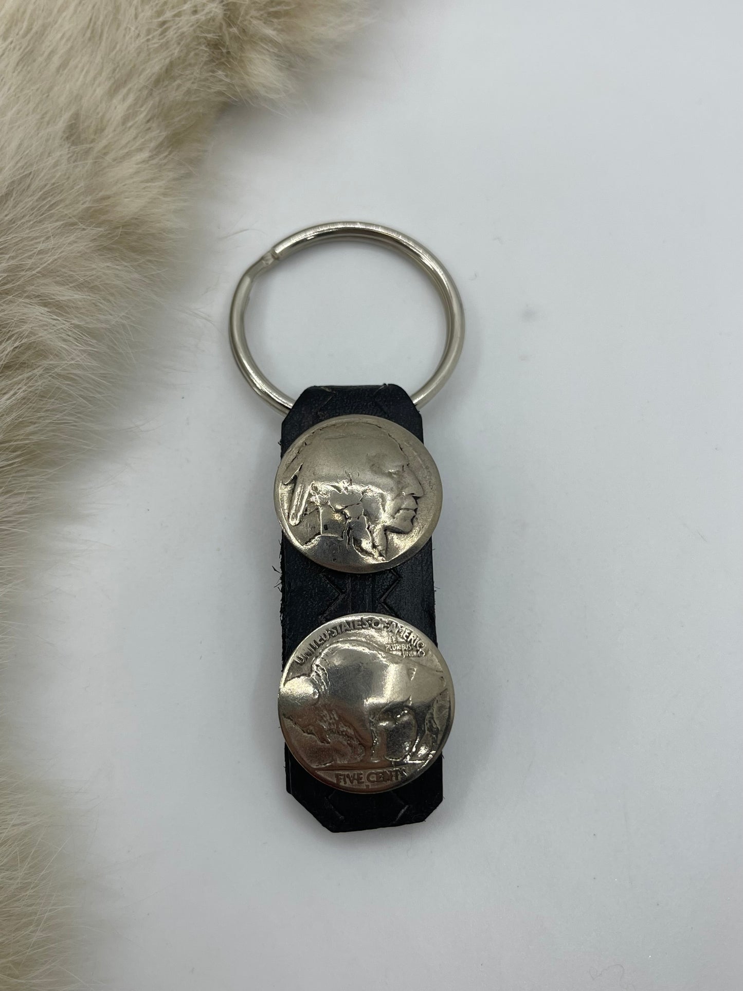 Buffalo Nickel Keychain