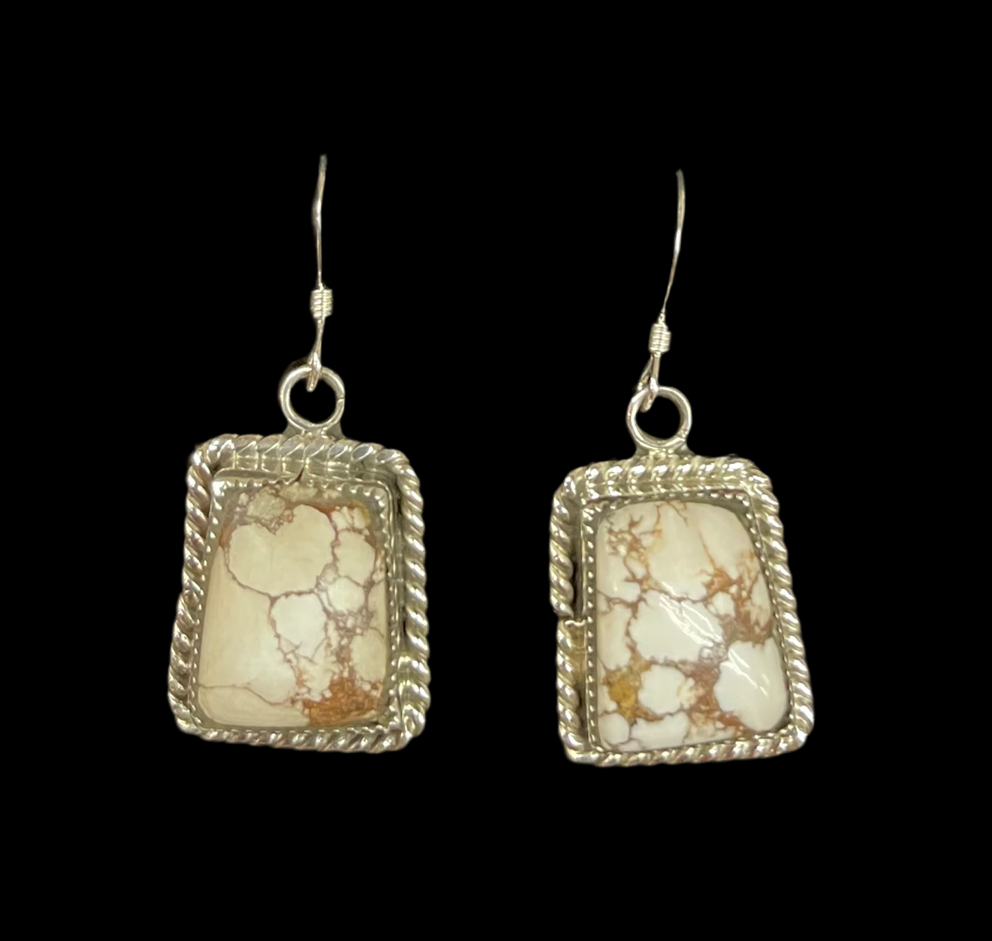 WIld Horse Dangle Earrings by Sadie Jim, Navajo