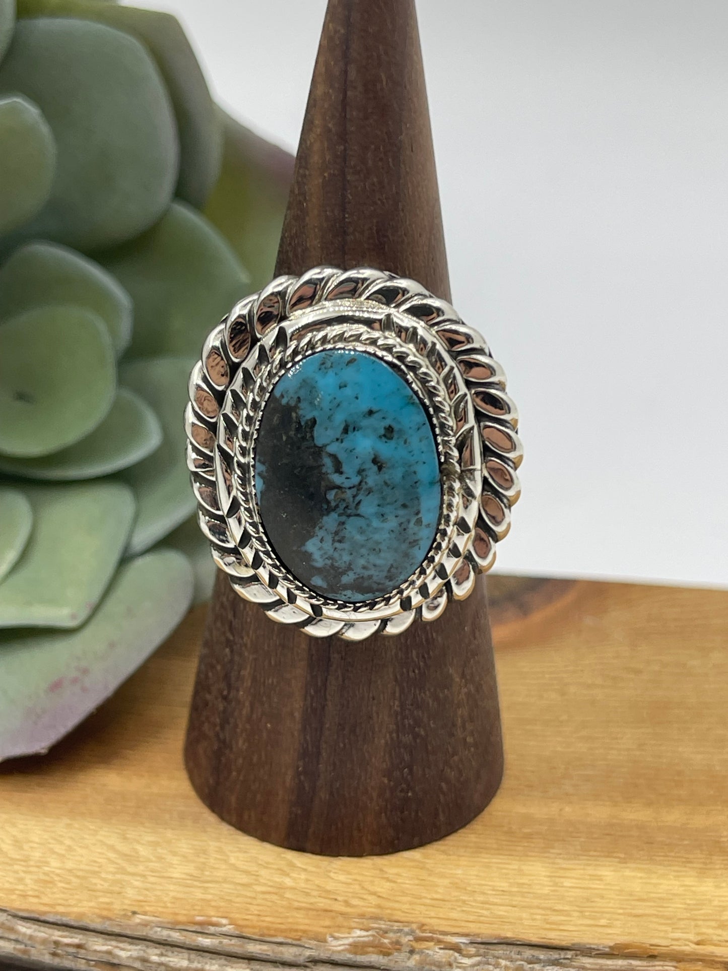 Size (9.0) Ring by Jerome Lee, Navajo