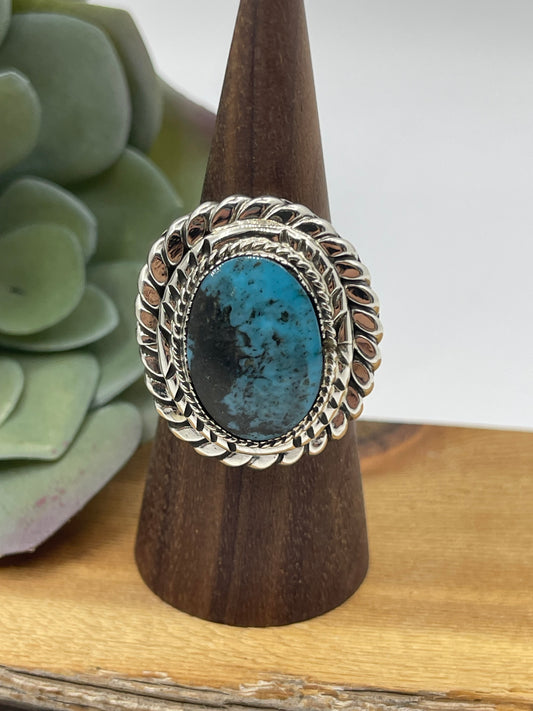Size (9.0) Ring by Jerome Lee, Navajo