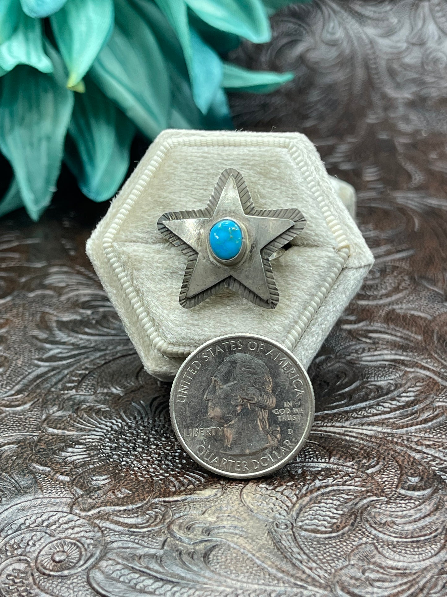 6.0 Turquoise Star Ring