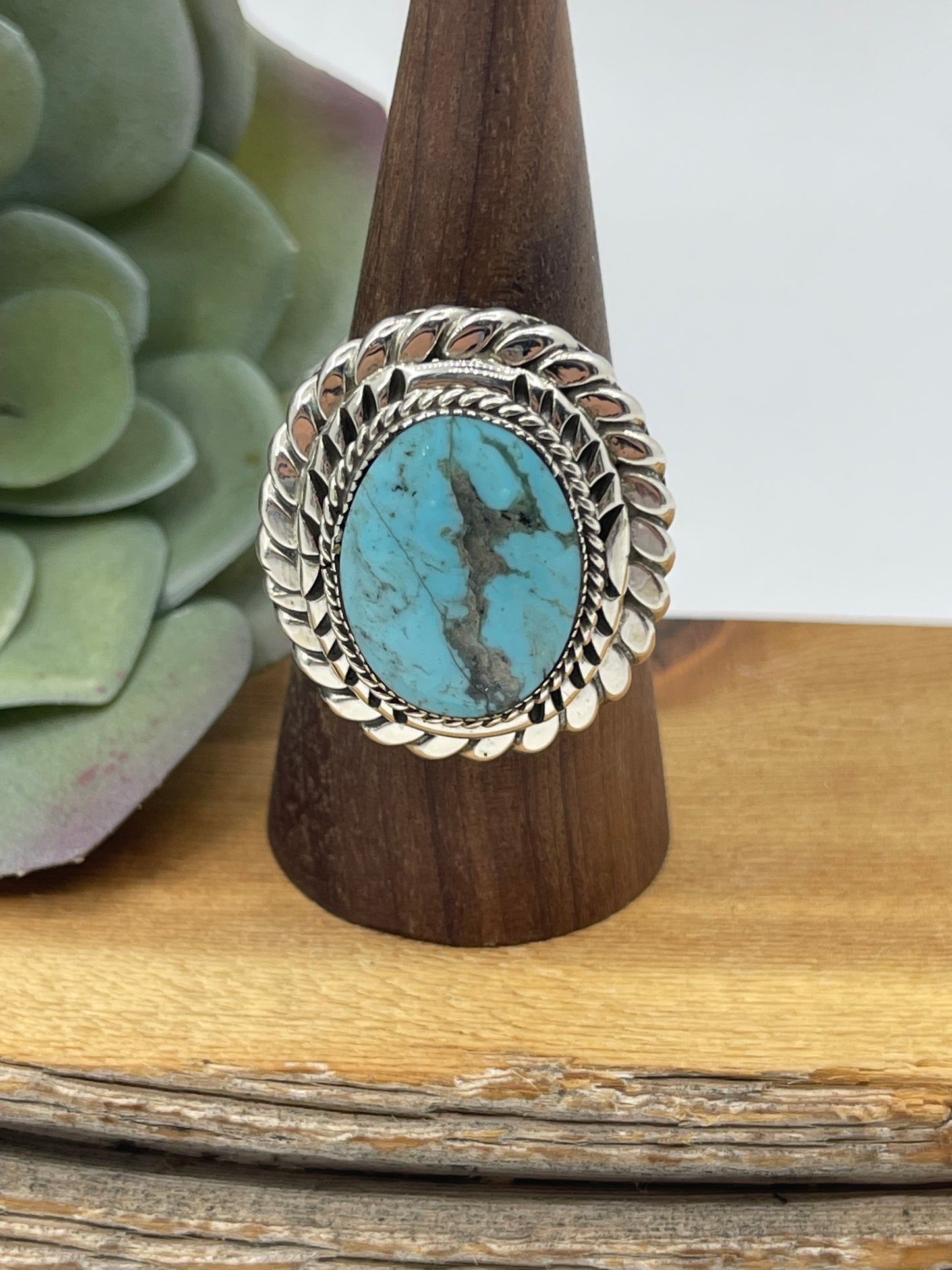 Size (12.0) Ring by Jerome Lee, Navajo