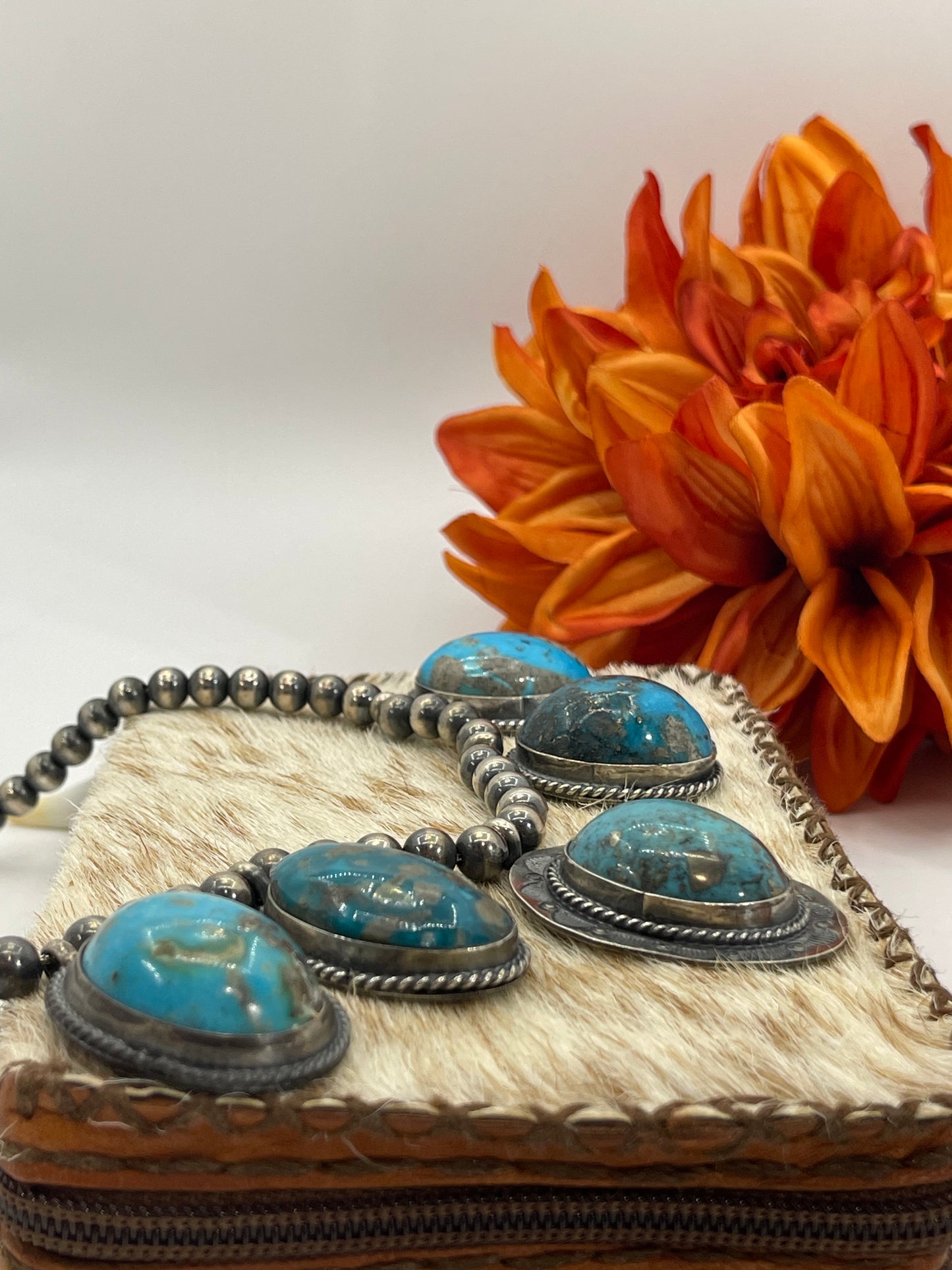 28" Persian Turquoise Necklace