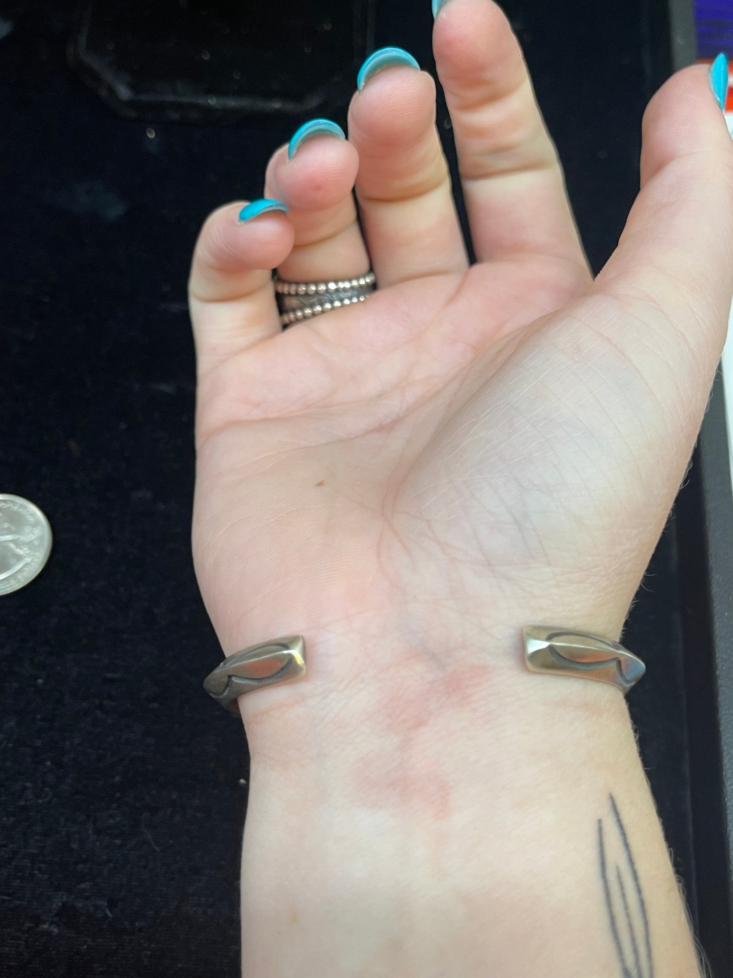 Kingman Turquoise Oval Bracelet