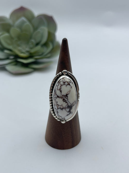 7.0 Wildhorse Turquoise Oval Ring