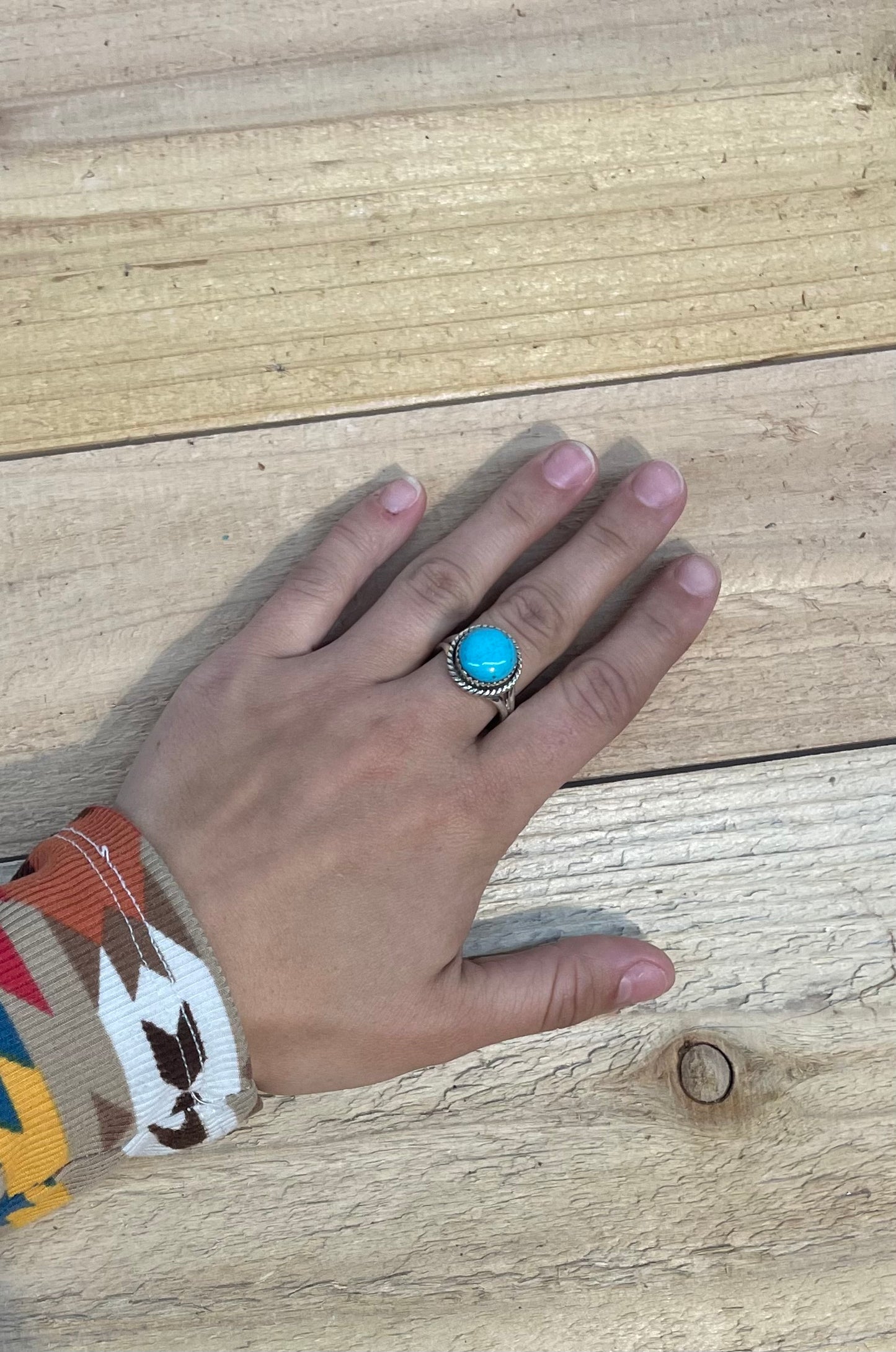 9.0 Kingman Turquoise Ring