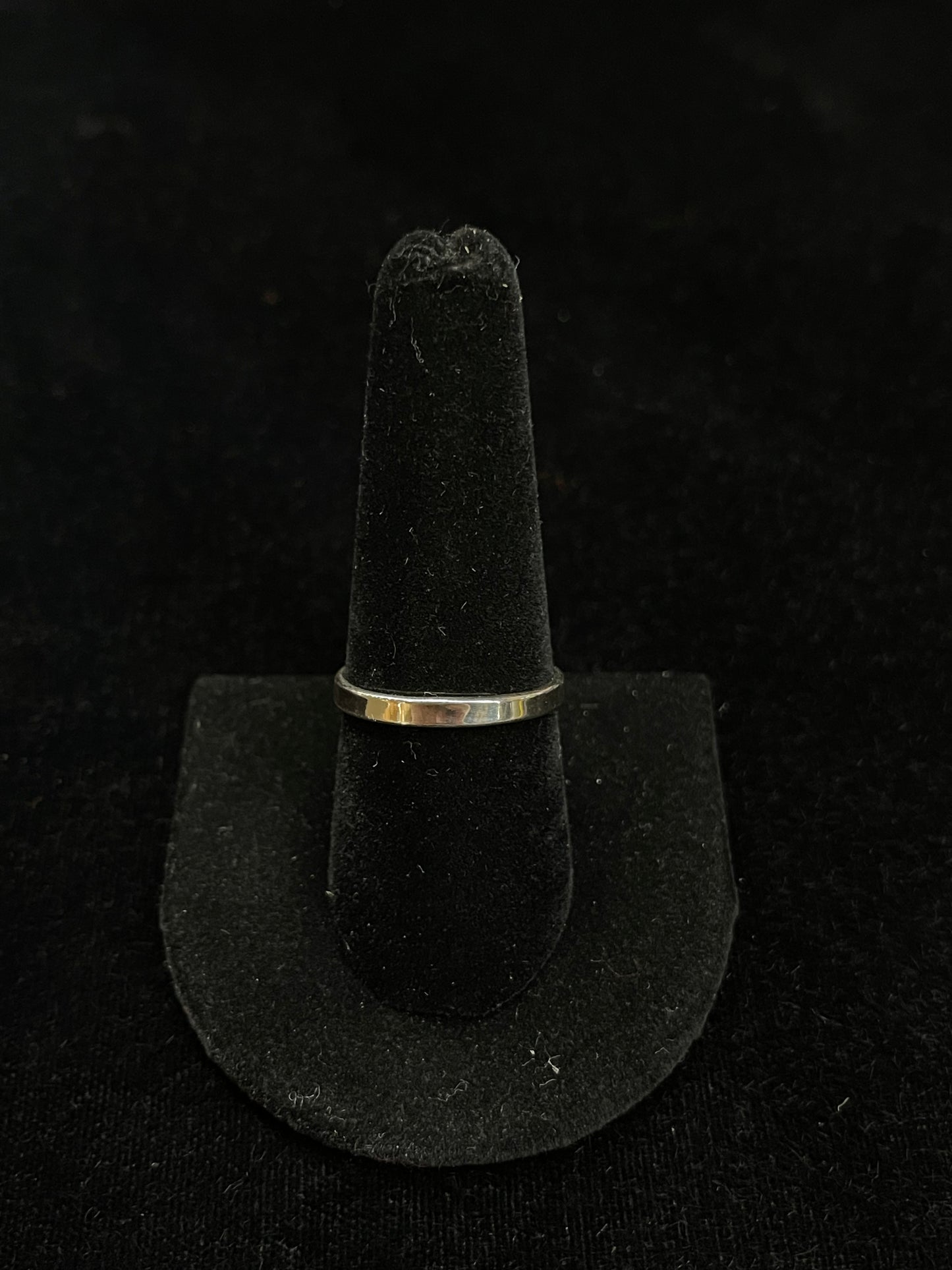 Danity Sterling Silver Ring by Elaine Tahe, Navajo