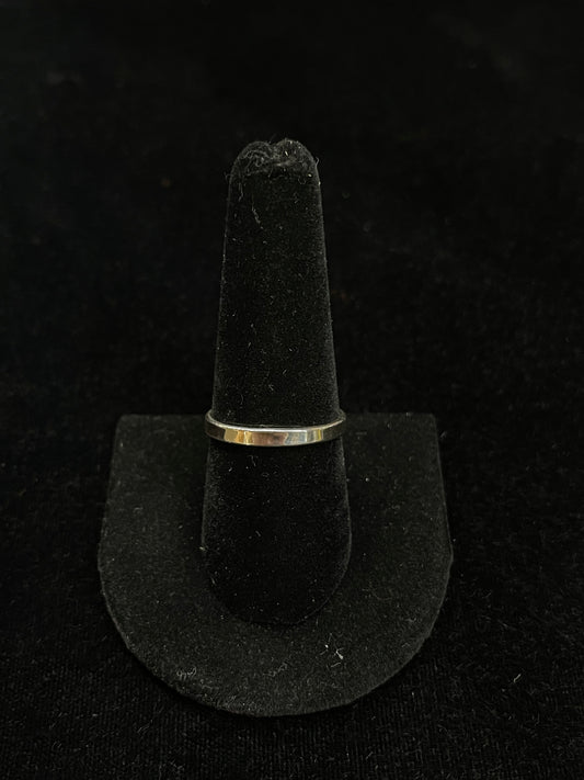 Danity Sterling Silver Ring by Elaine Tahe, Navajo