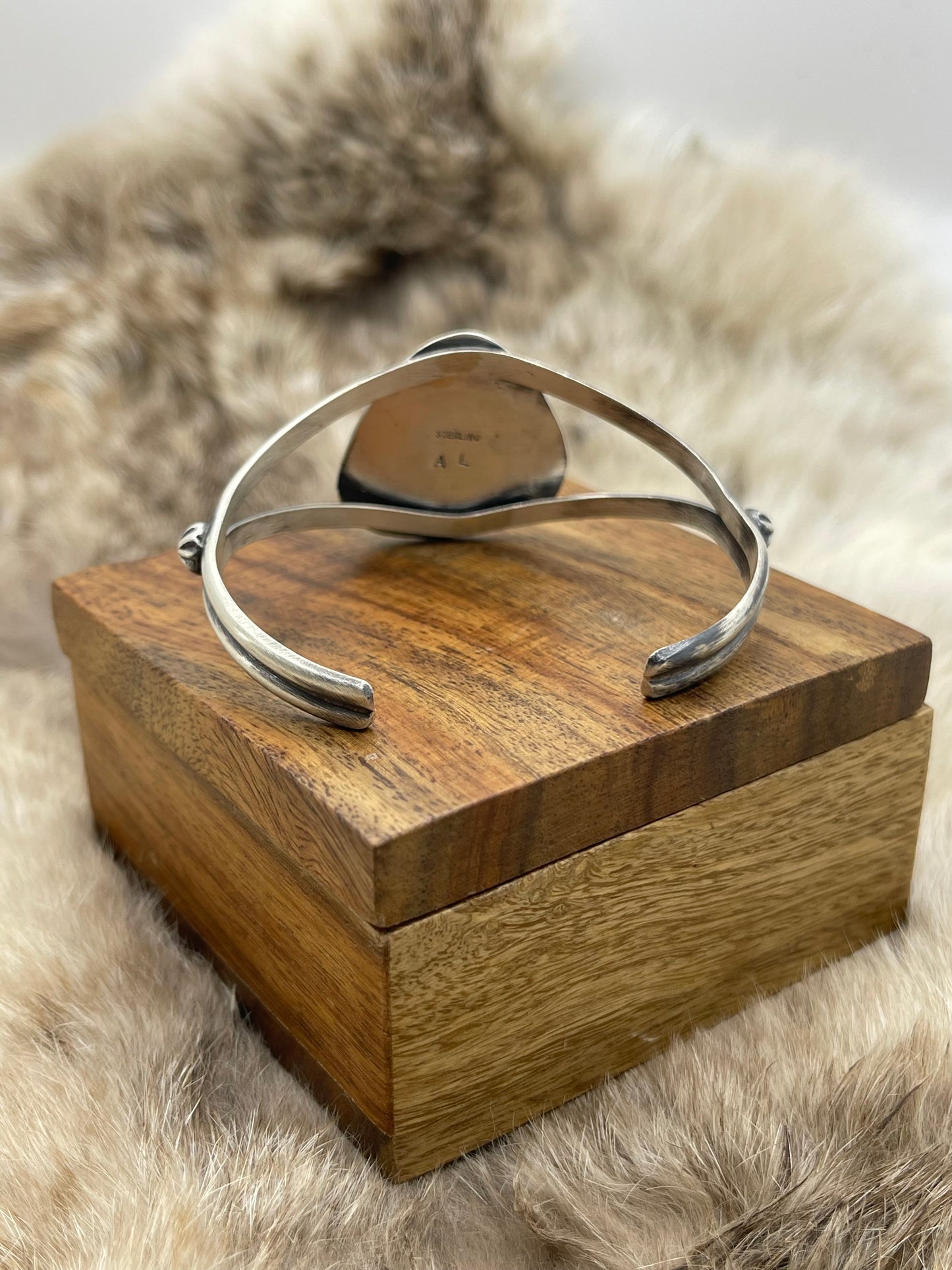 Sonoran Gold Cuff by Augustine Largo, Navajo