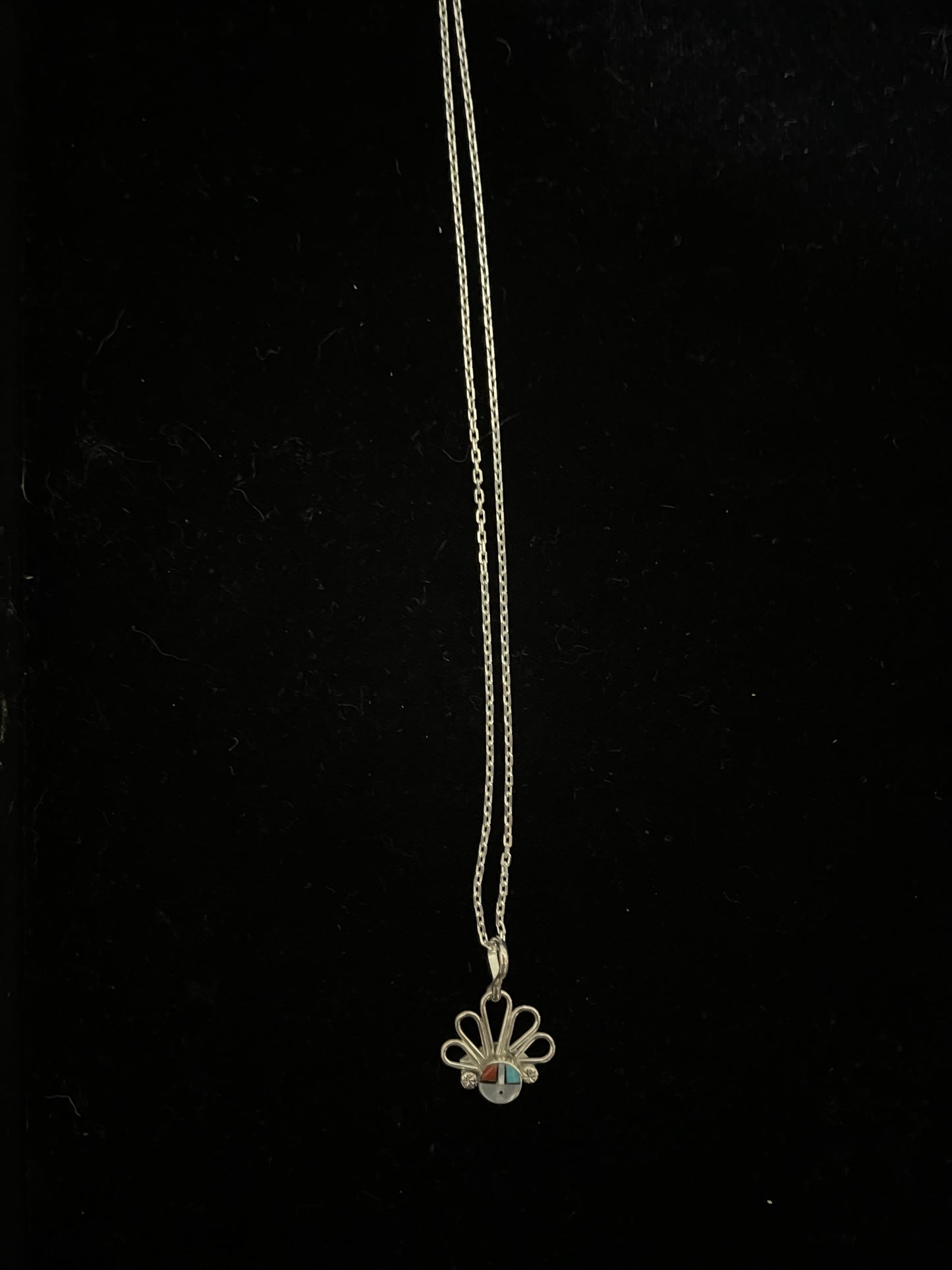 20" Inlay Necklace by Ola Eriacho, Zuni