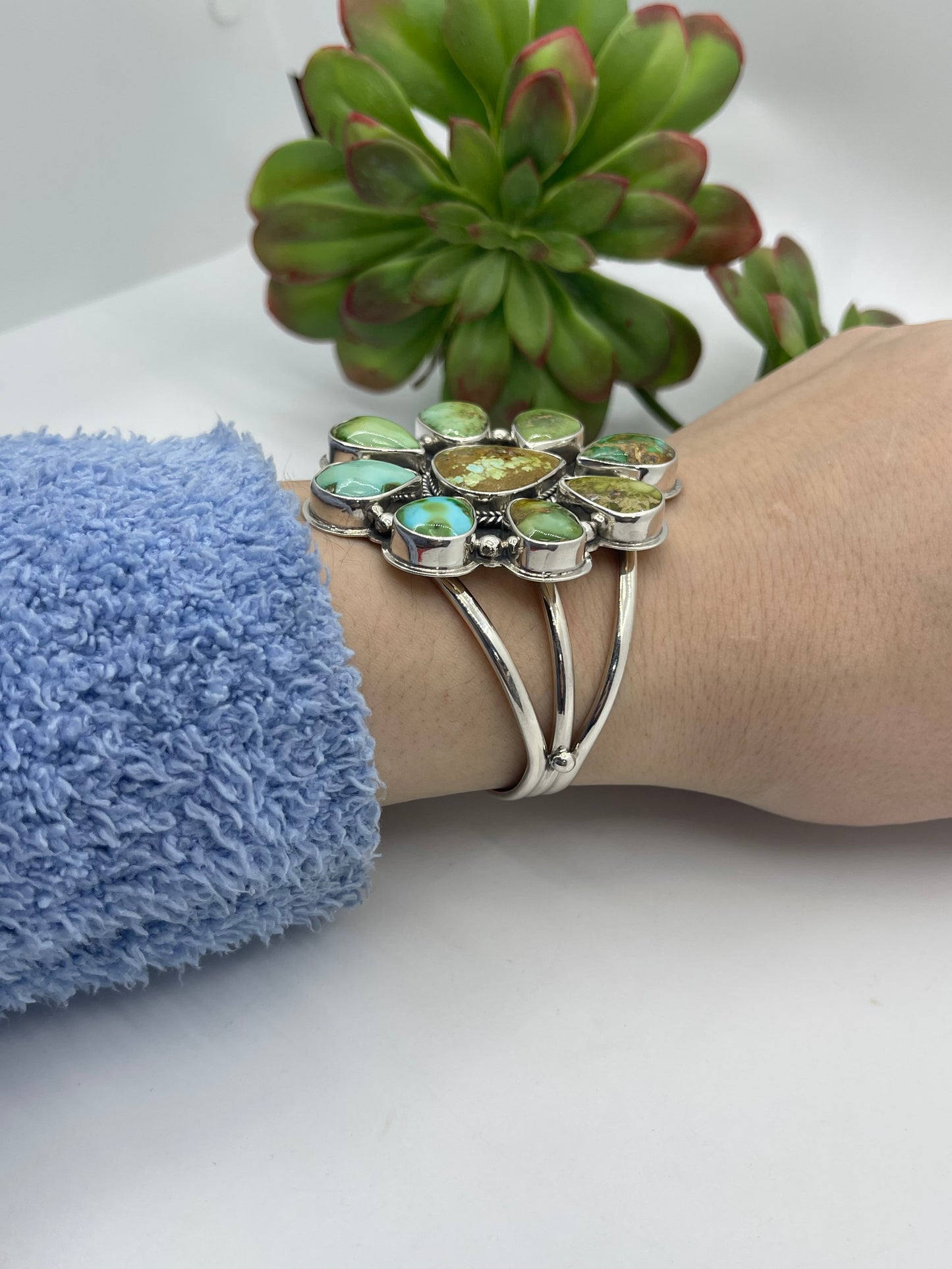 6.25"-7.25" Sonoran Gold Turquoise Cuff