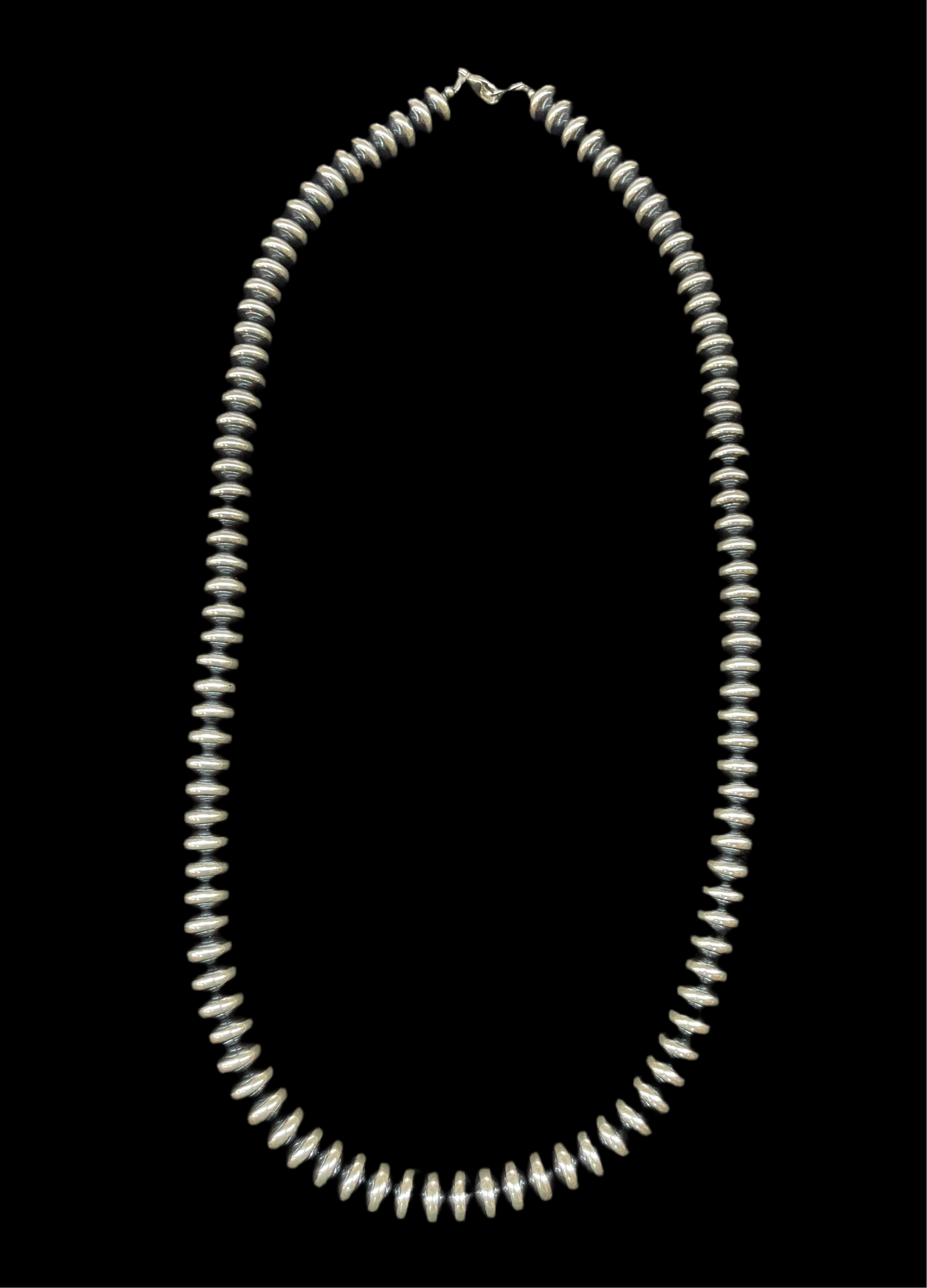 30" 12mm Roundelle Navajo Pearls