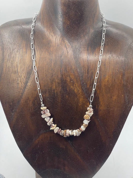 17" Wild Horse Chunk Necklace