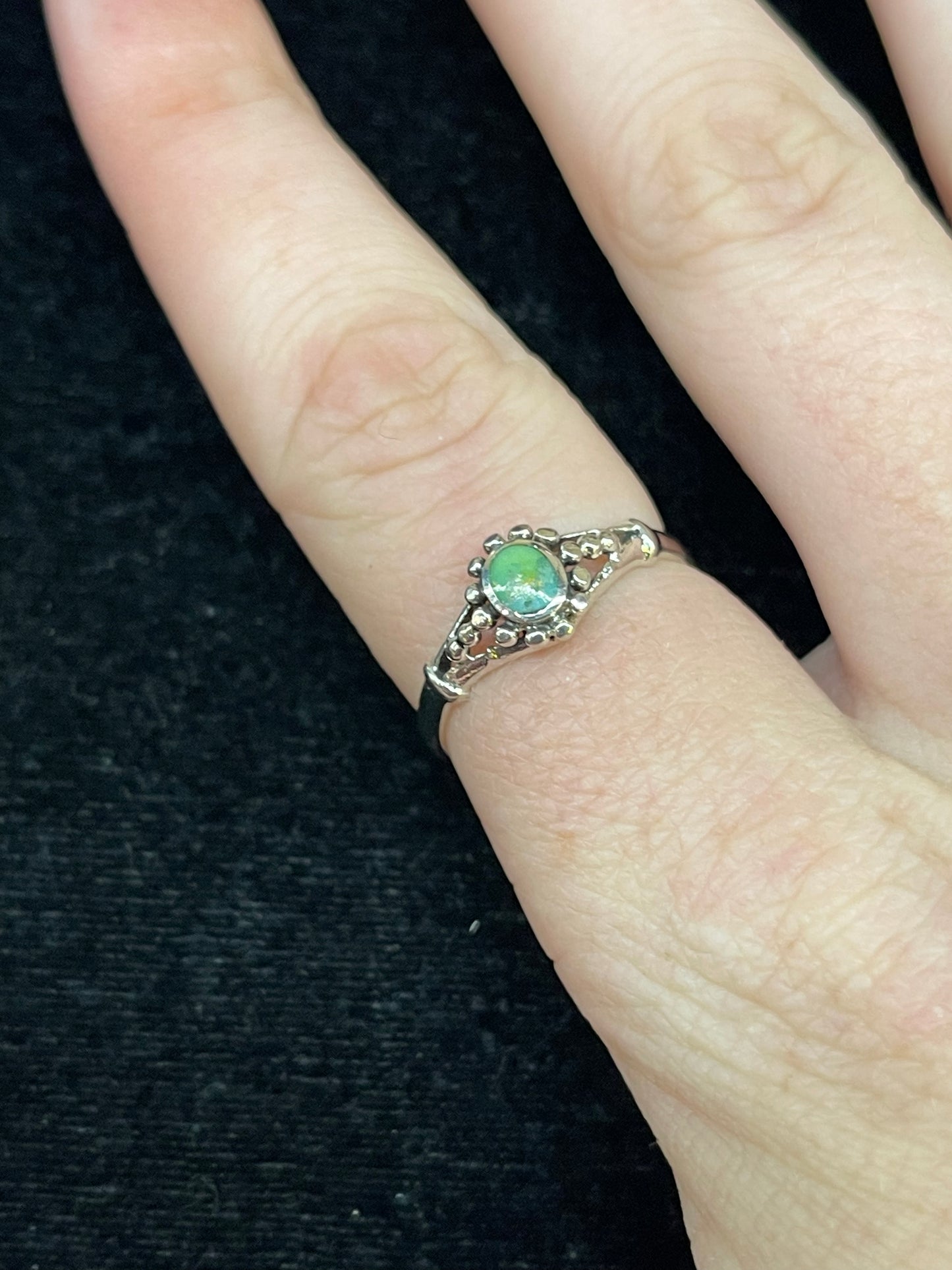 ￼Dainty Turquoise Ring