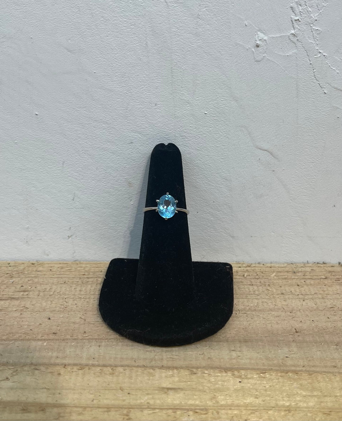 6.0 Blue Topaz Ring