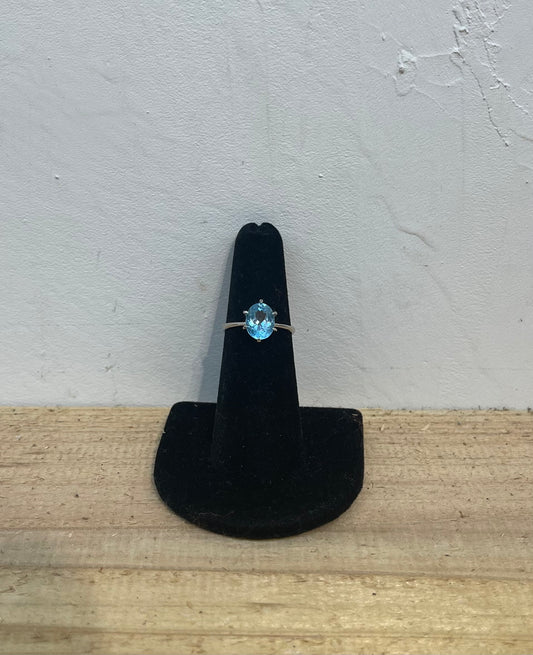 6.0 Blue Topaz Ring