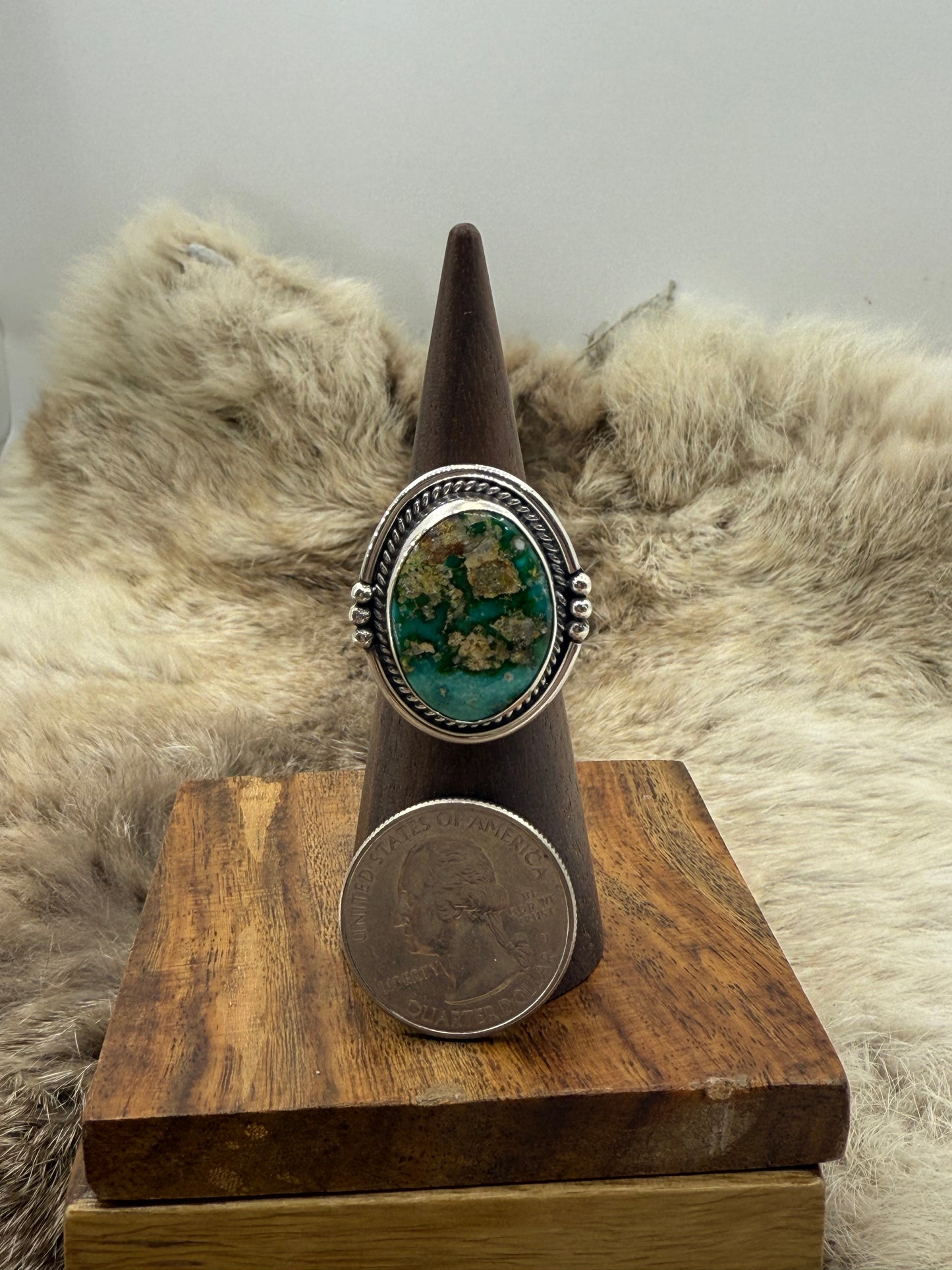 7.0 Sonoran Gold Turquoise Ring