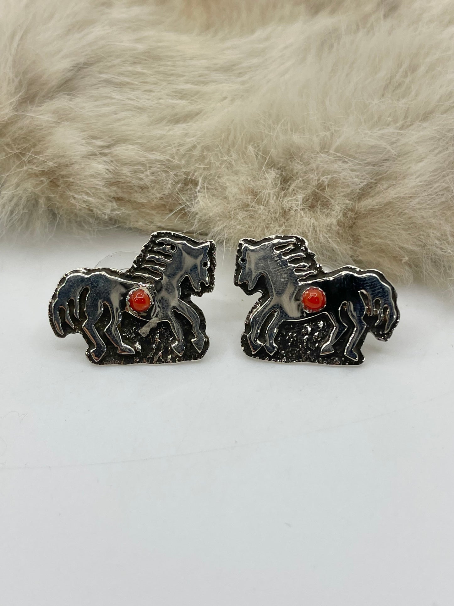 Coral Horse by Marie Jackson, Navajo