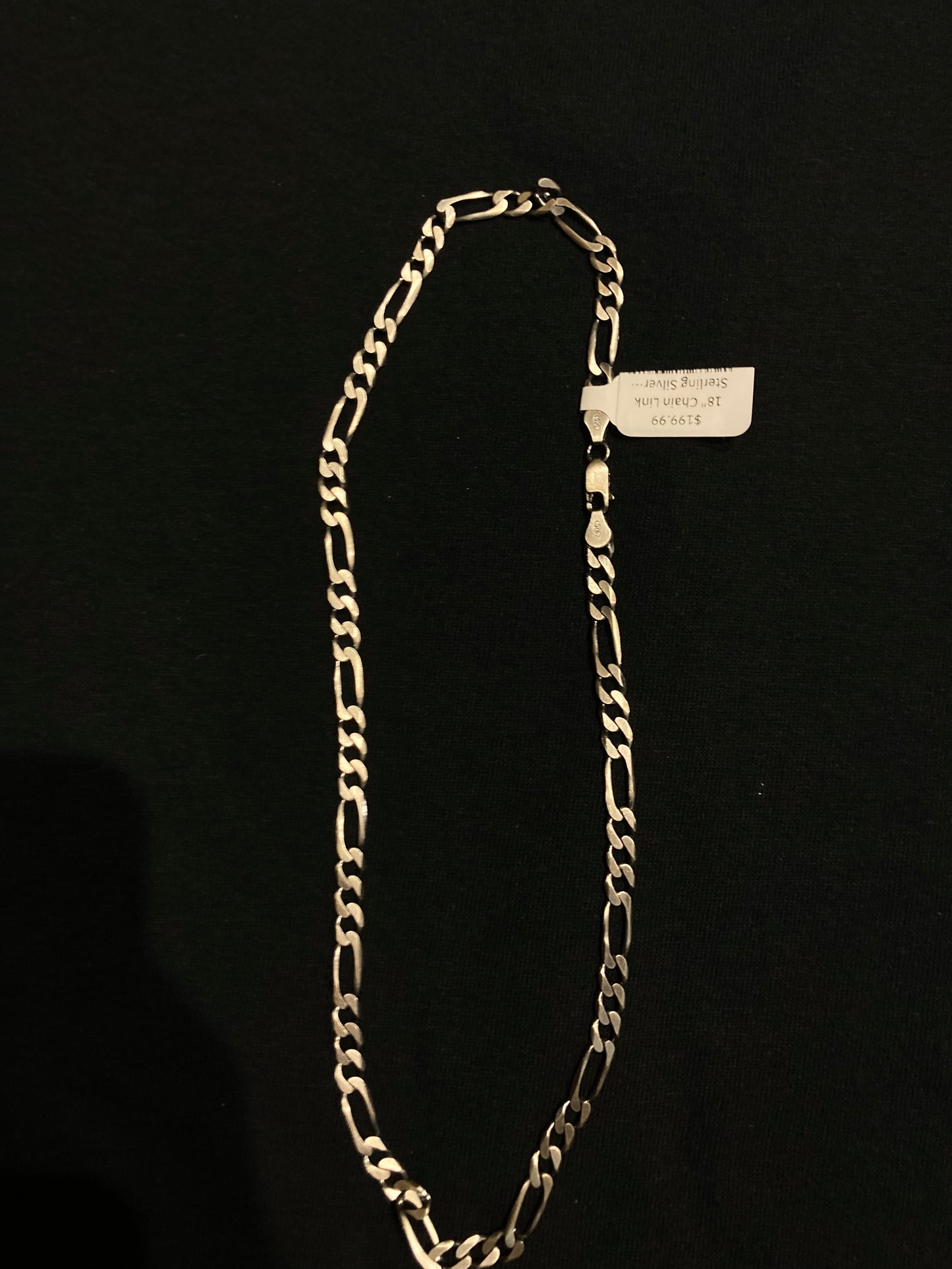 18" Chain Link Sterling Silver Necklace