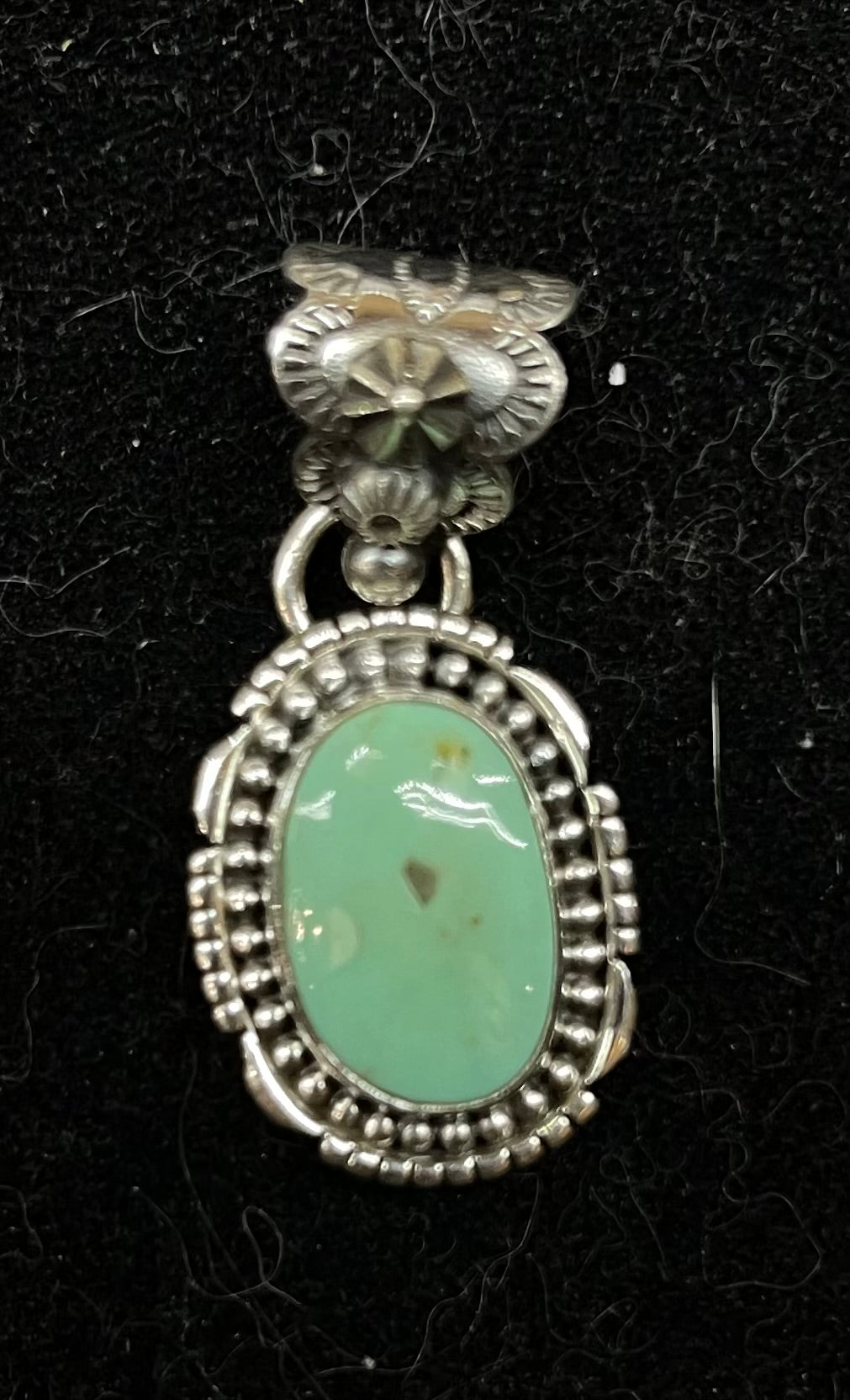 Turquoise Pendant with a 7mm Bale