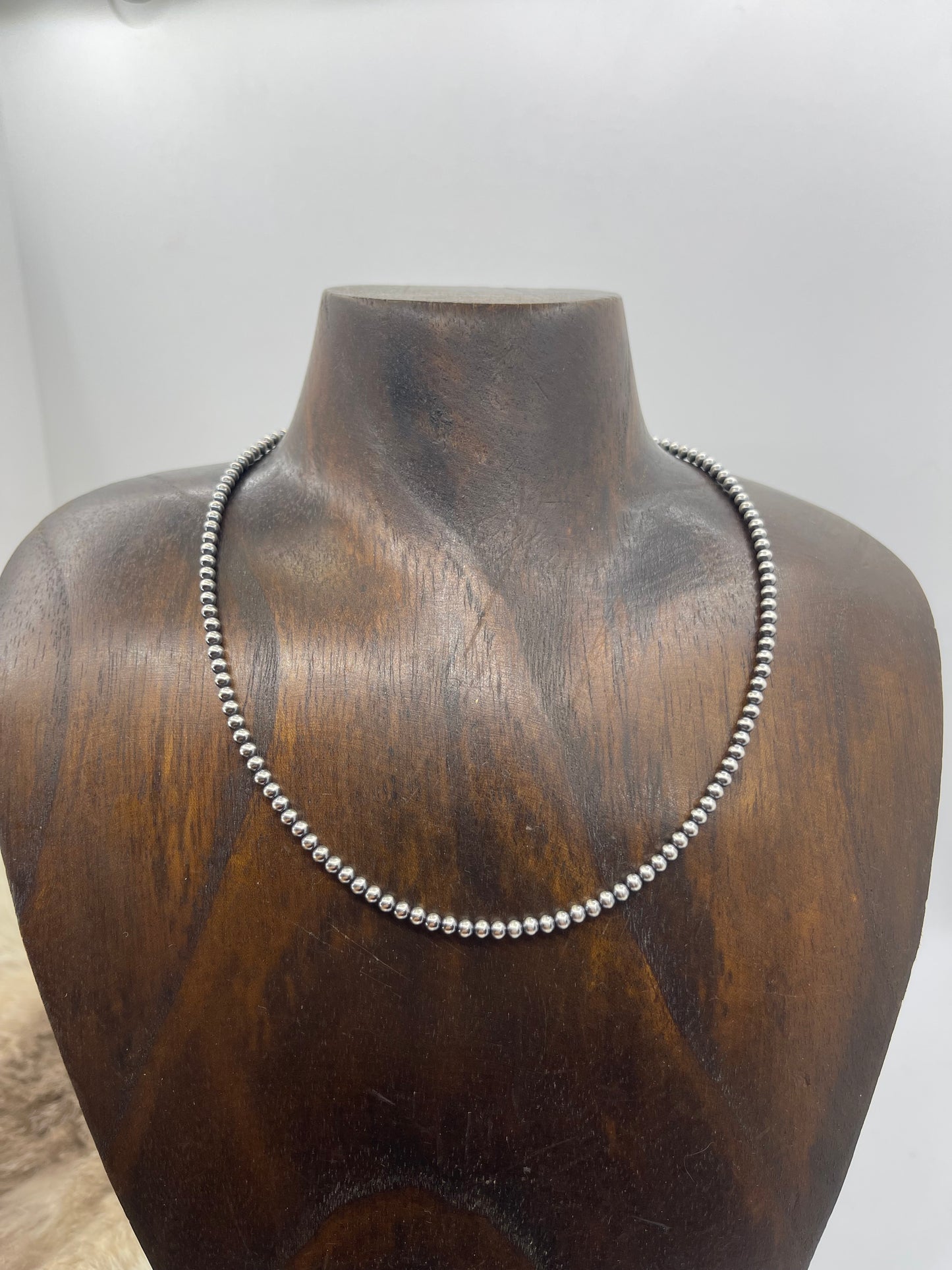 15" 3mm Navajo Style Pearls