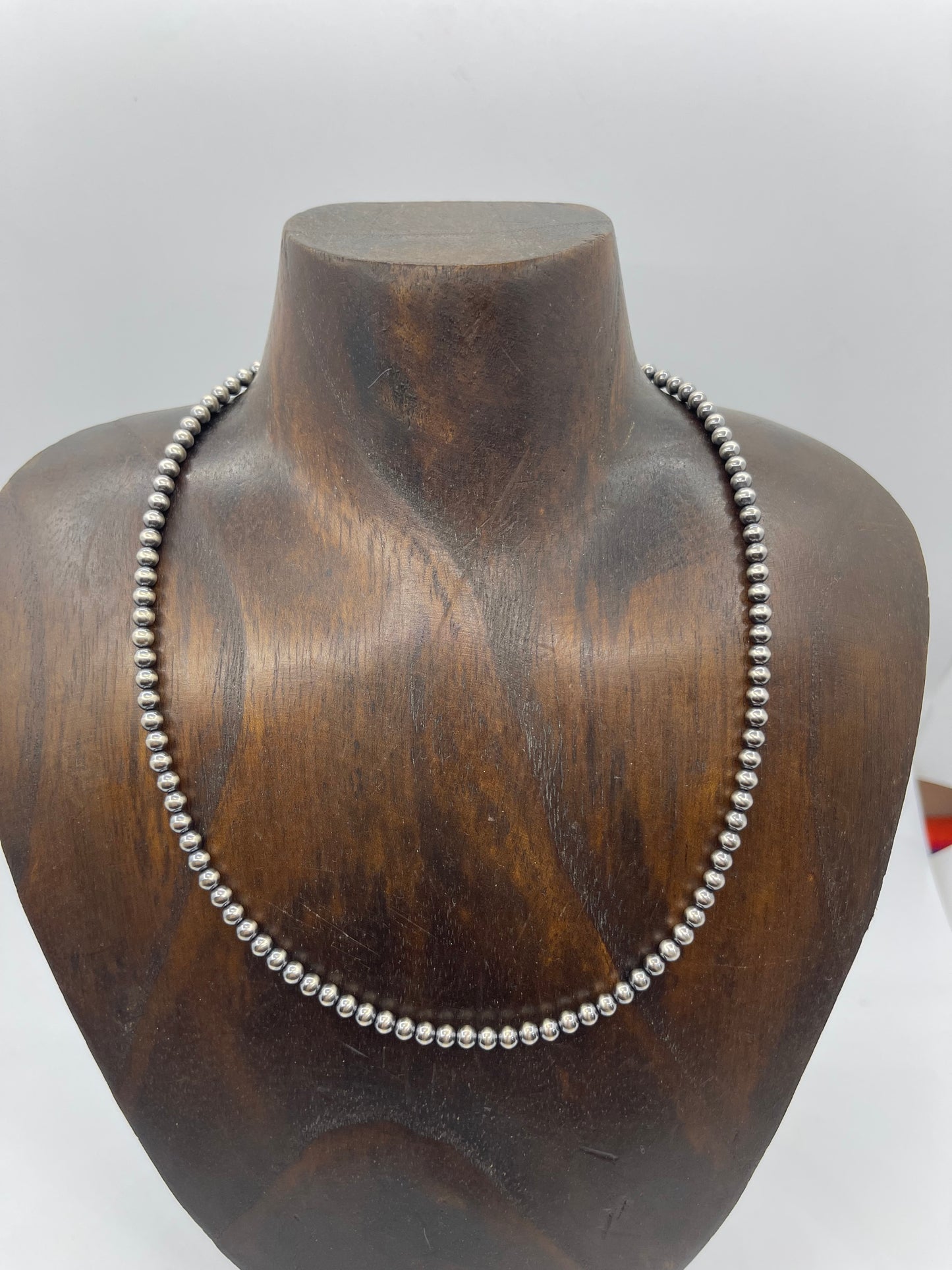 17'' 4mm Navajo Style Pearls