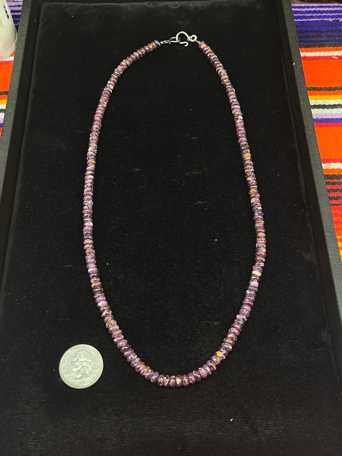 Purple Spiny Oyster Necklace