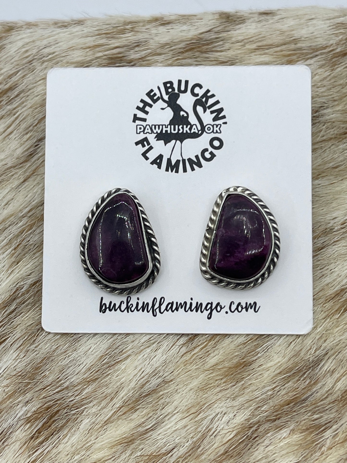 Purple Spiny Oyster by Chassity Belone, Navajo
