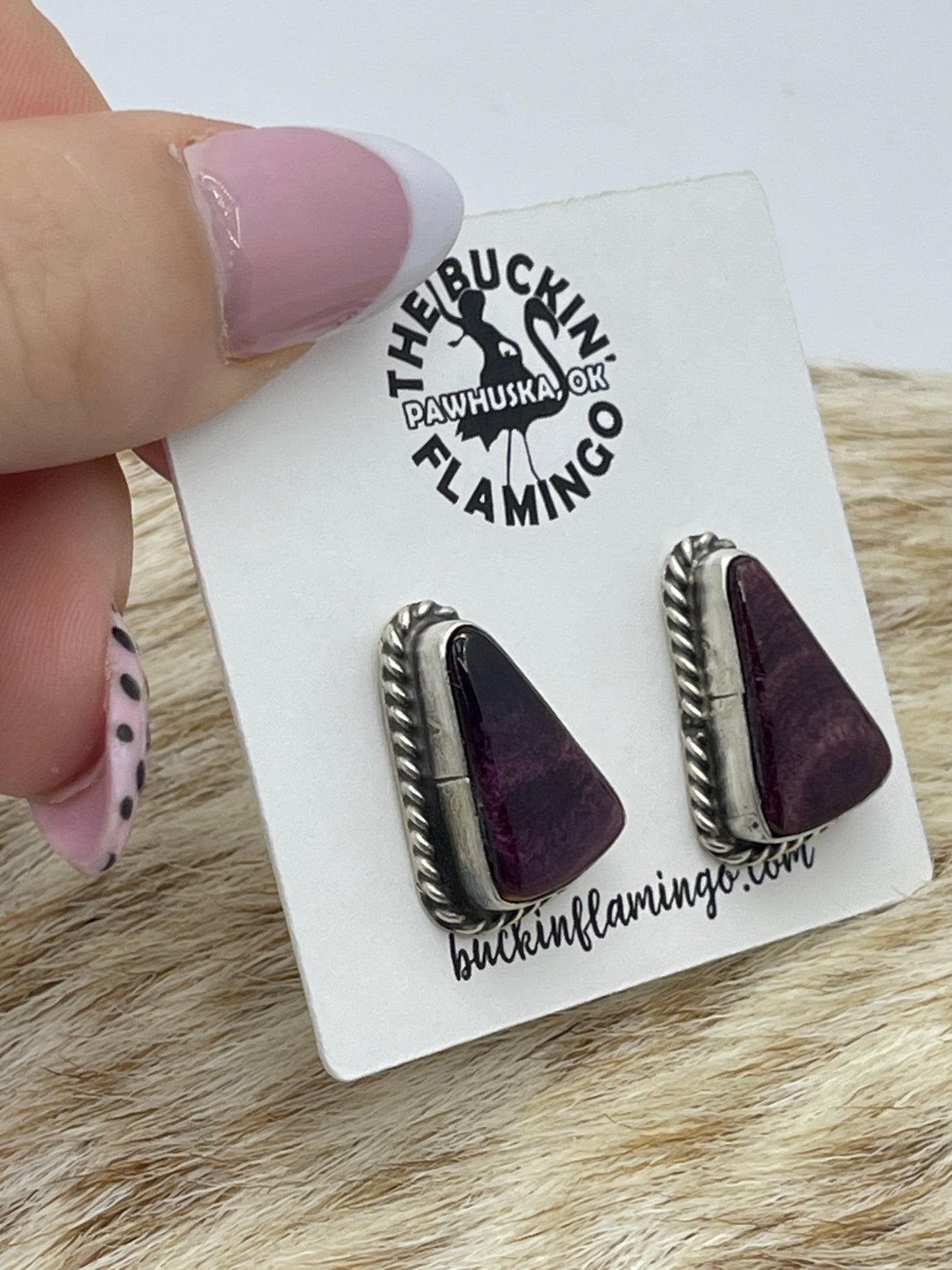Purple Spiny Oyster by Chassity Belone, Navajo