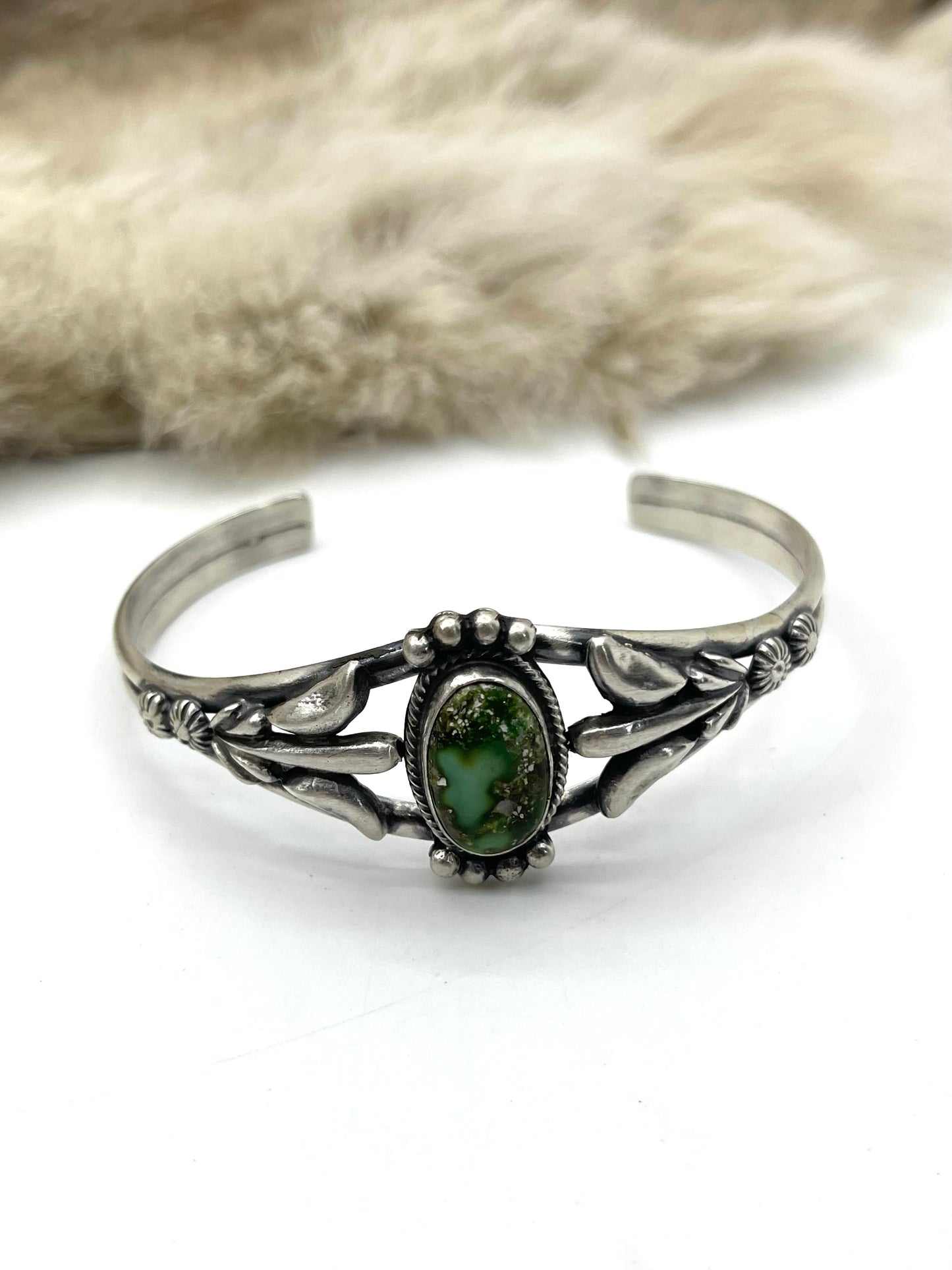 5.75”-7.5” Sonoran Gold Turquoise Single Stone Cuff