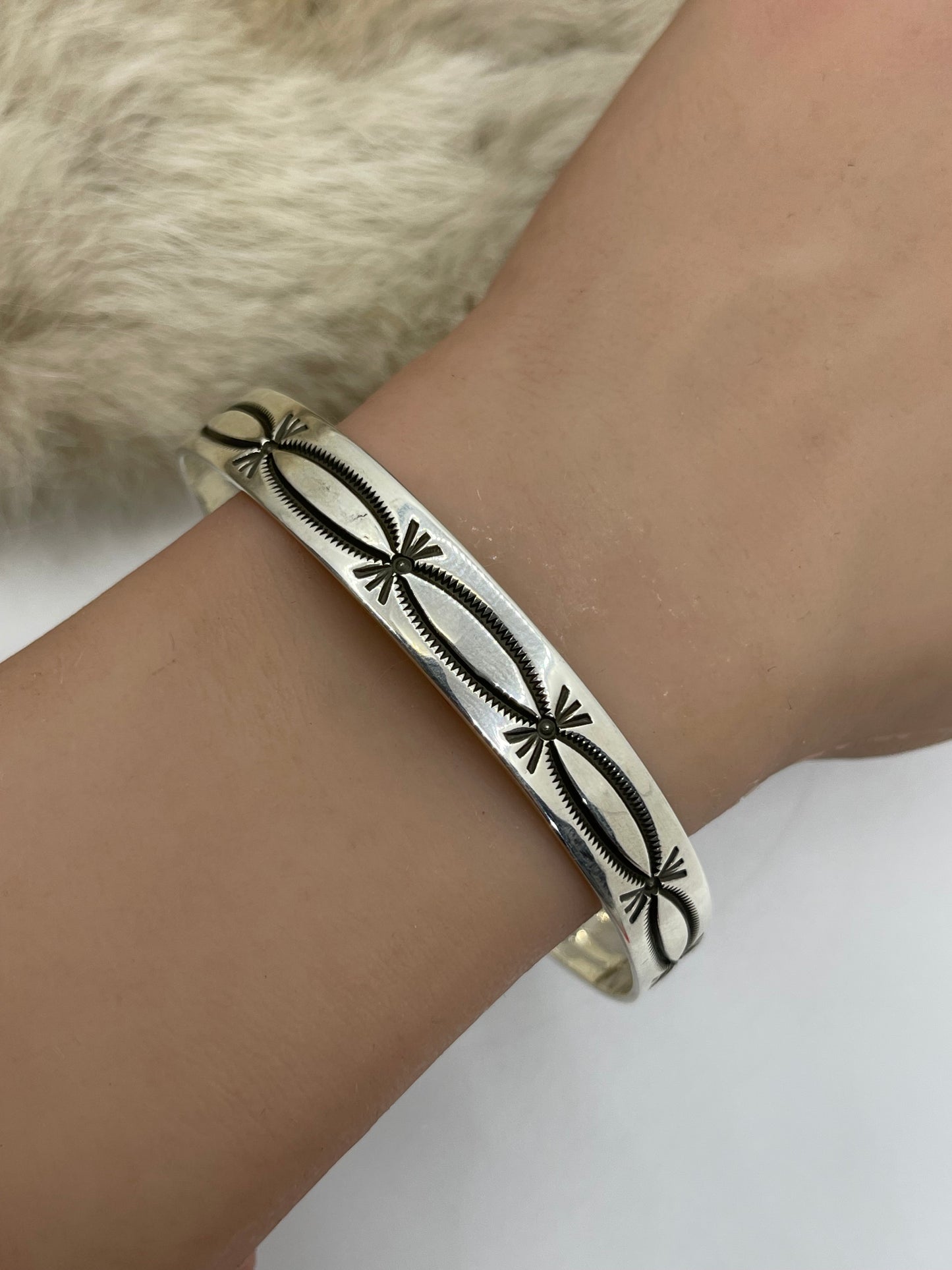 9” Bangle by Roland Dixson, Navajo