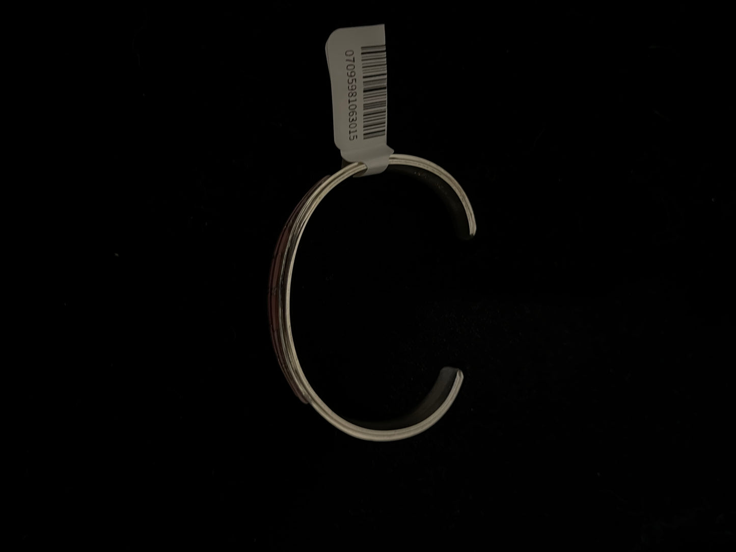 6 1/4" 2 Row Pink Conch Shell Inlay Cuff by Wilbert Muskett Jr, Navajo