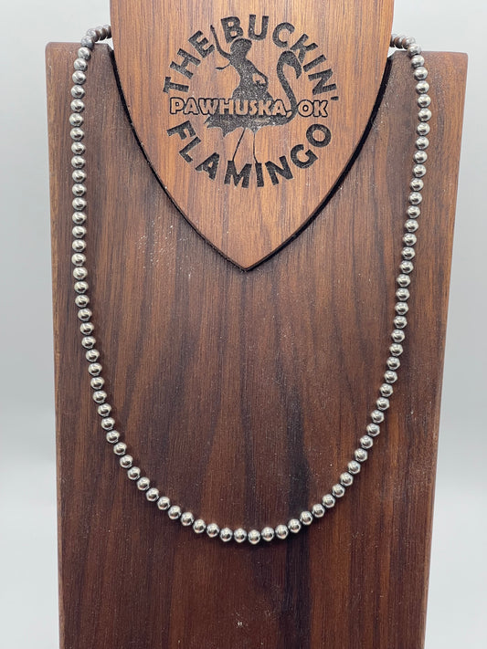 21" 5mm Navajo Pearls