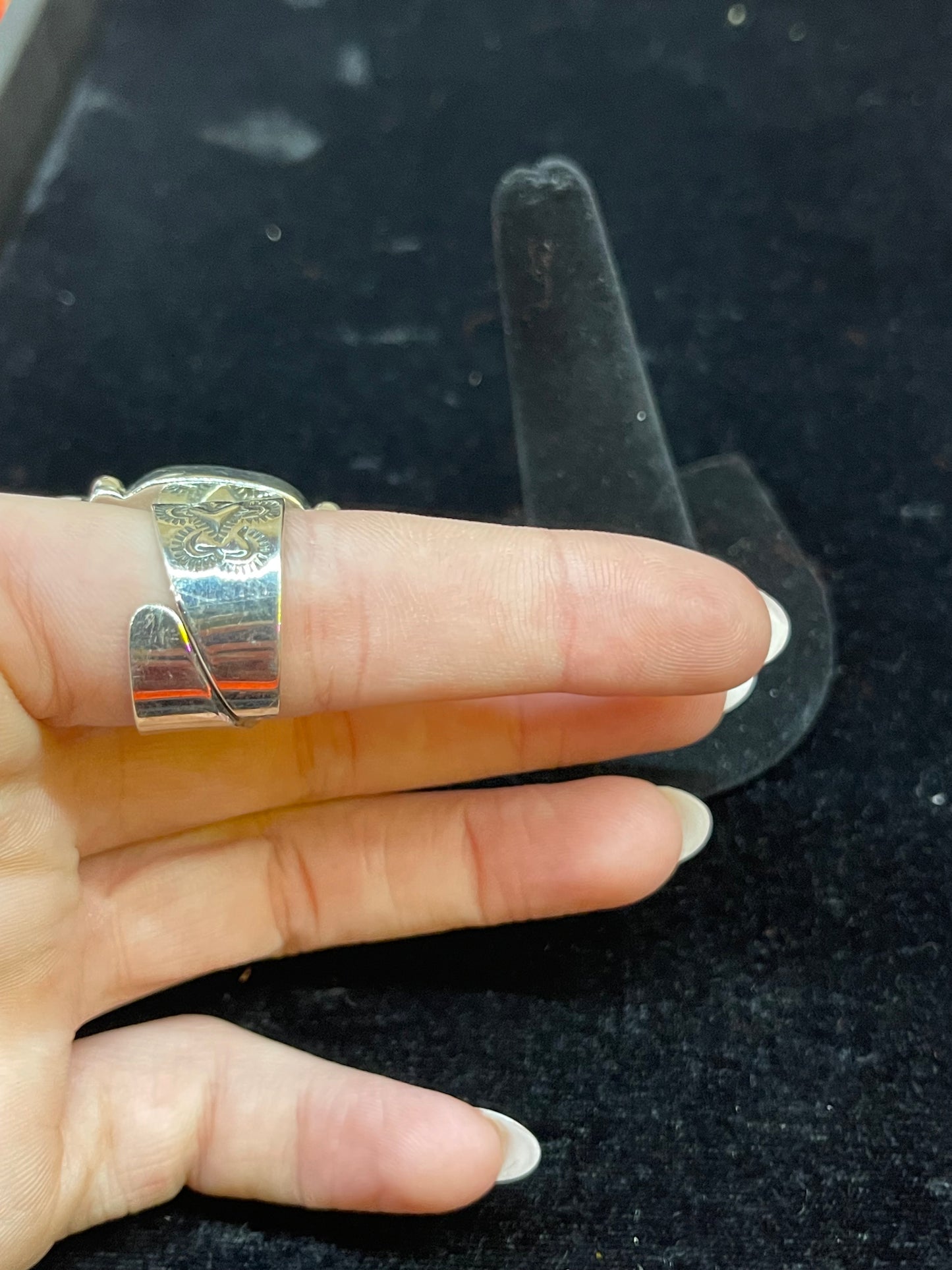 Kingman Turquoise Adjustable Ring