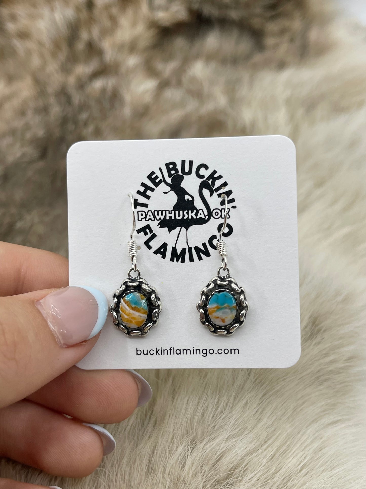Orange Crush Dangle Earrings