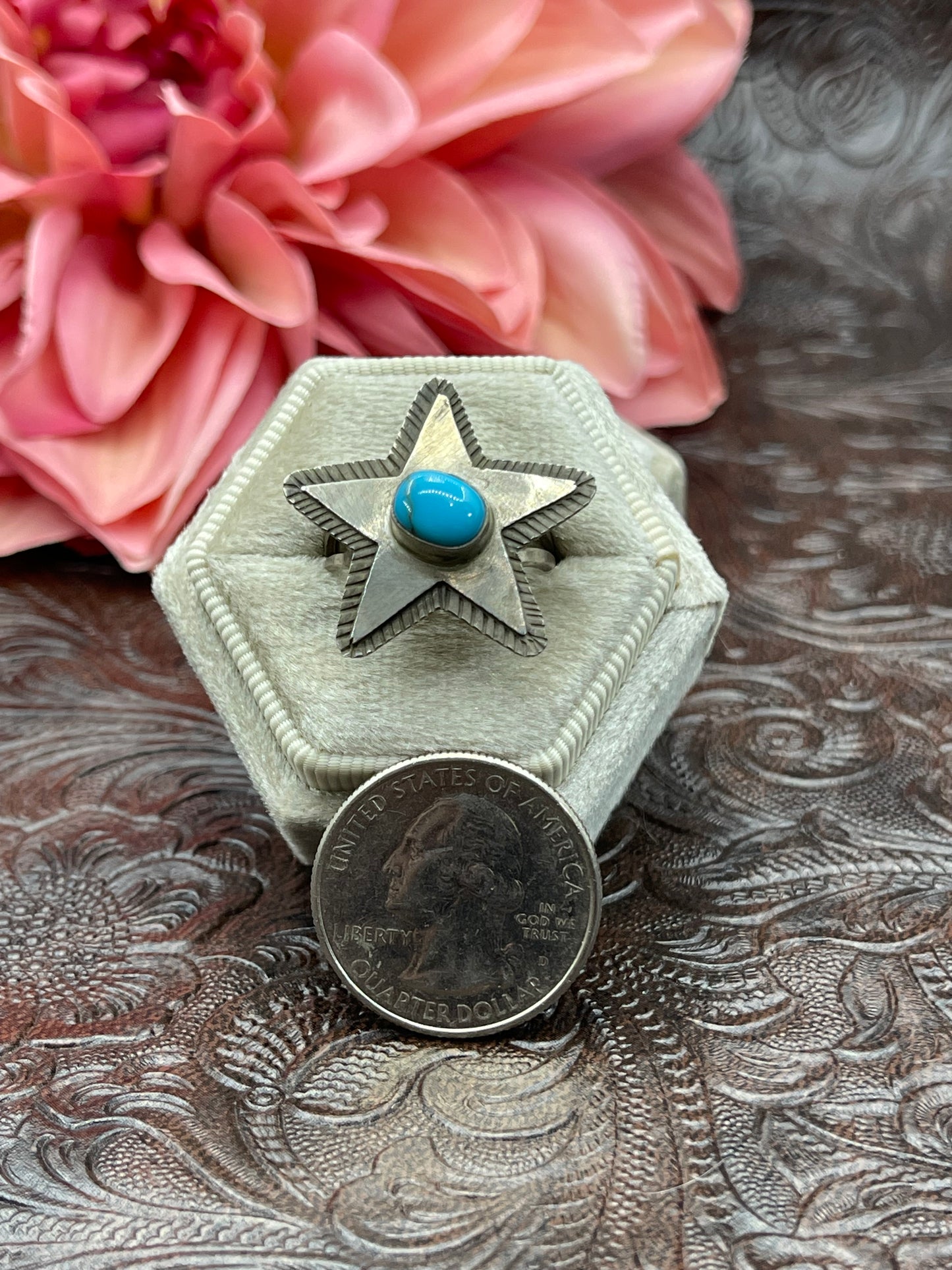 7.0 Turquoise Star Ring