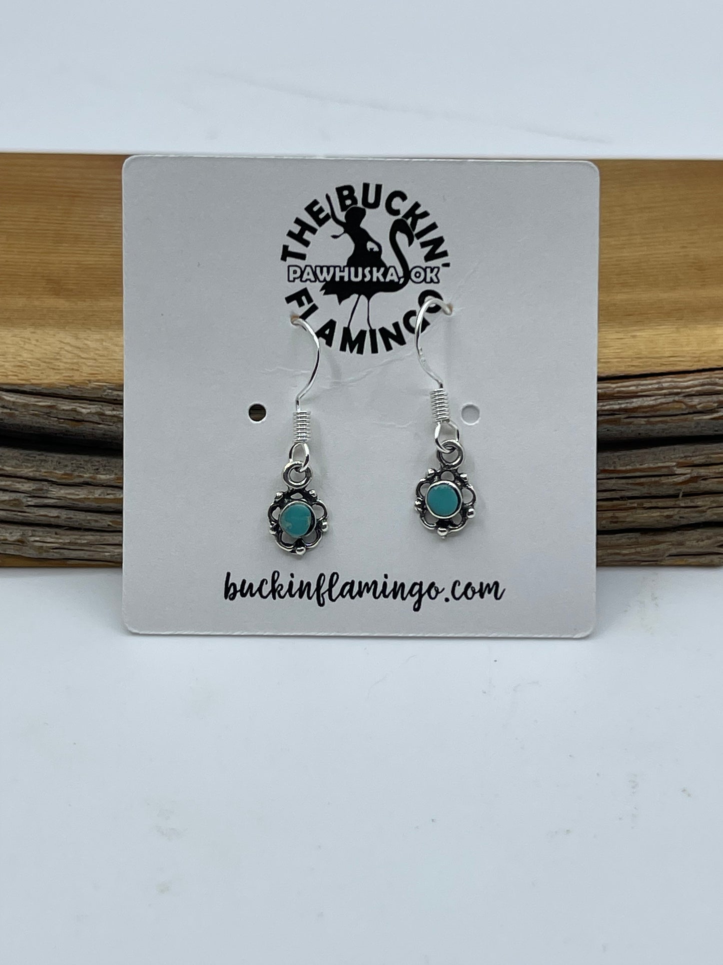 Dainty Turquoise Dangle Earrings