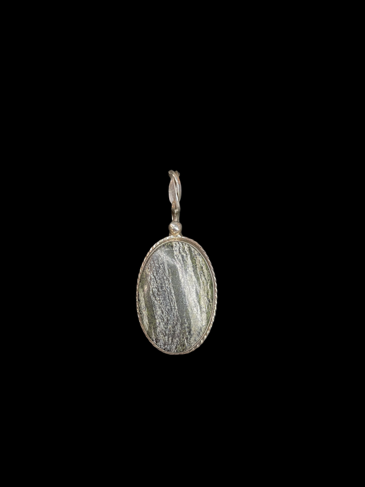 Vintage Zebra Jasper Pendant by DEU