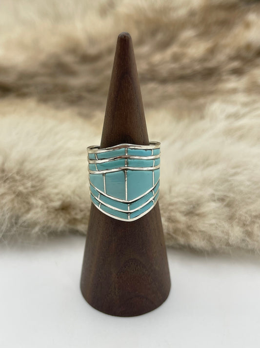 8.0 Ring by Andrew Enrico, Navajo
