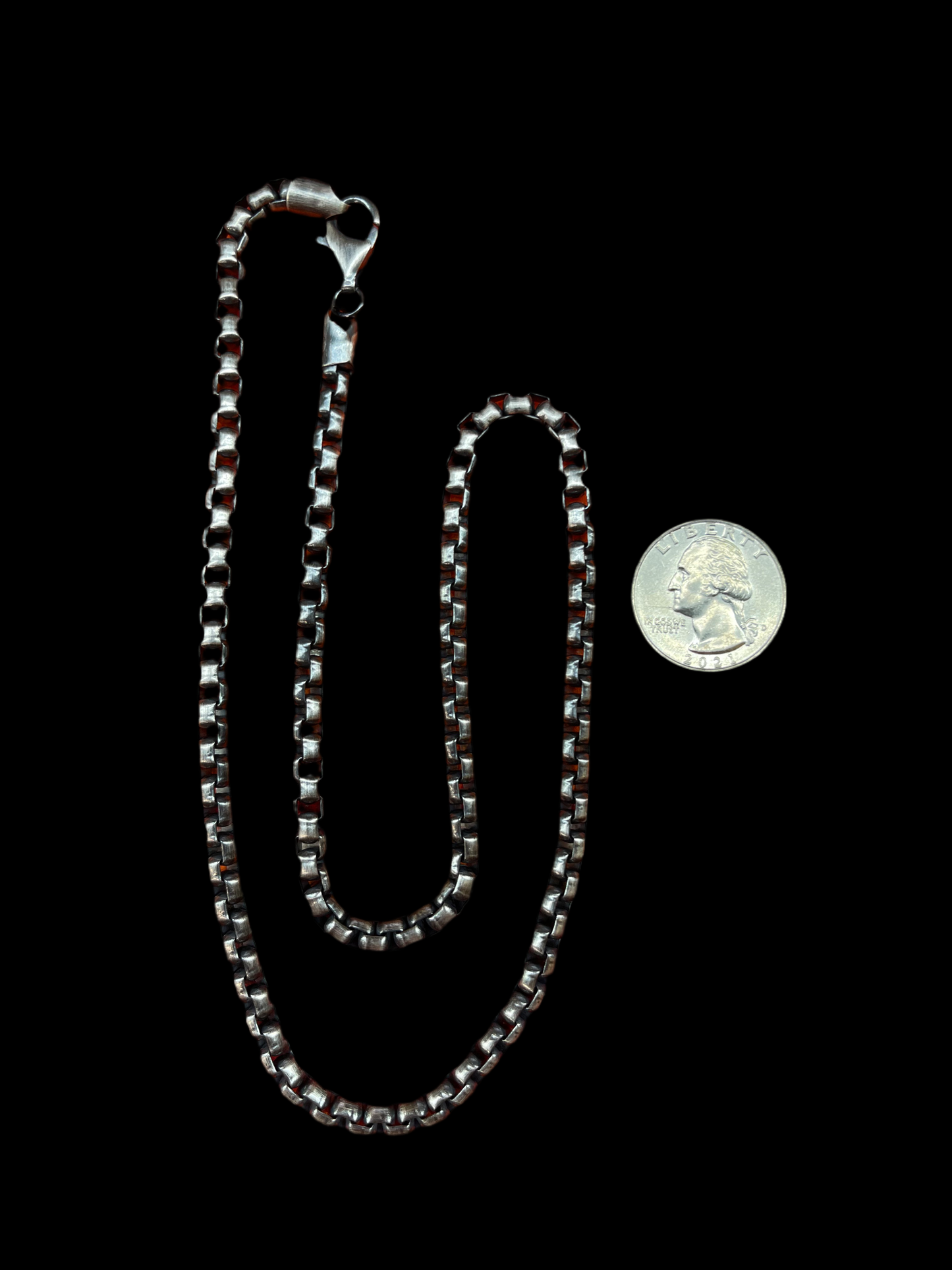 Heavy Sterling Silver 20" Box Chain