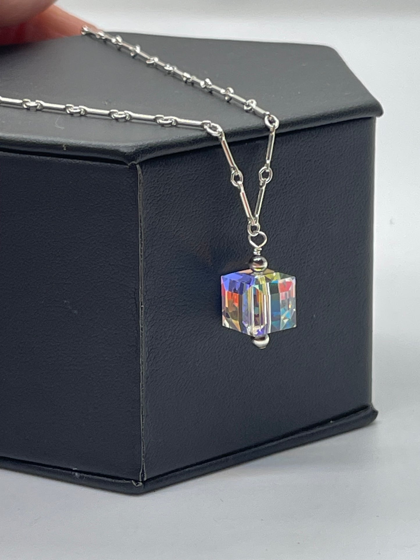 16" Swarovski Crystal Drop Necklace