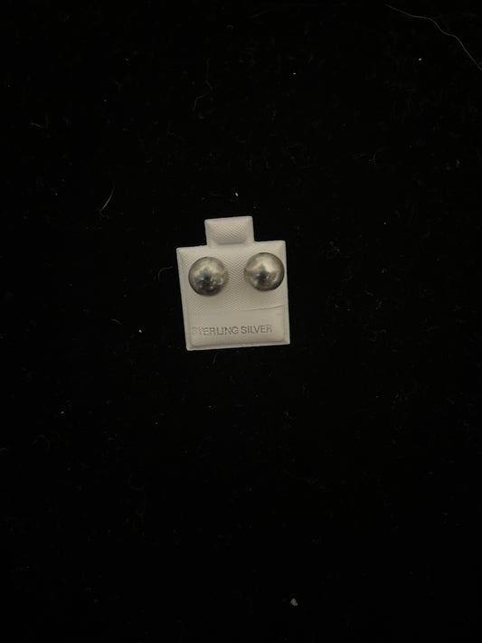 9mm Navajo Pearl Style Post Stud Earrings