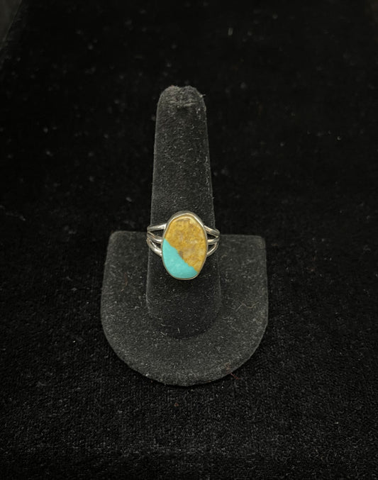 9.0 Natural Turquoise Ring