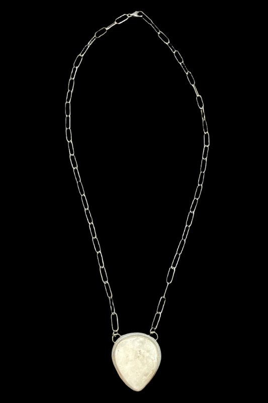 White Buffalo Necklace by ZIA