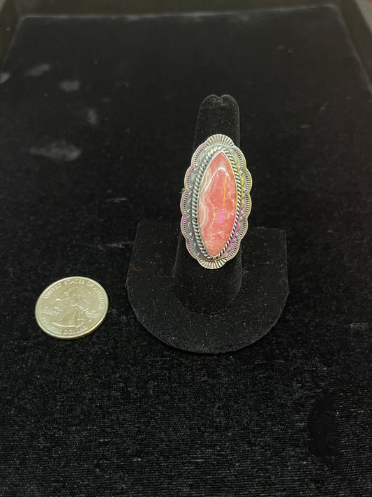 7.0 Rhodochrosite Ring