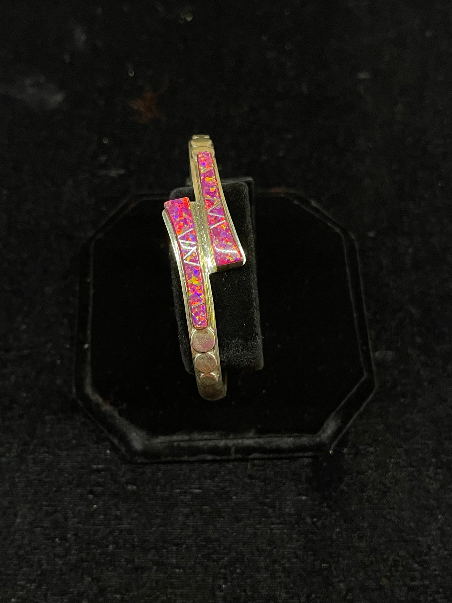 Pink Opal Cuff Bracelet