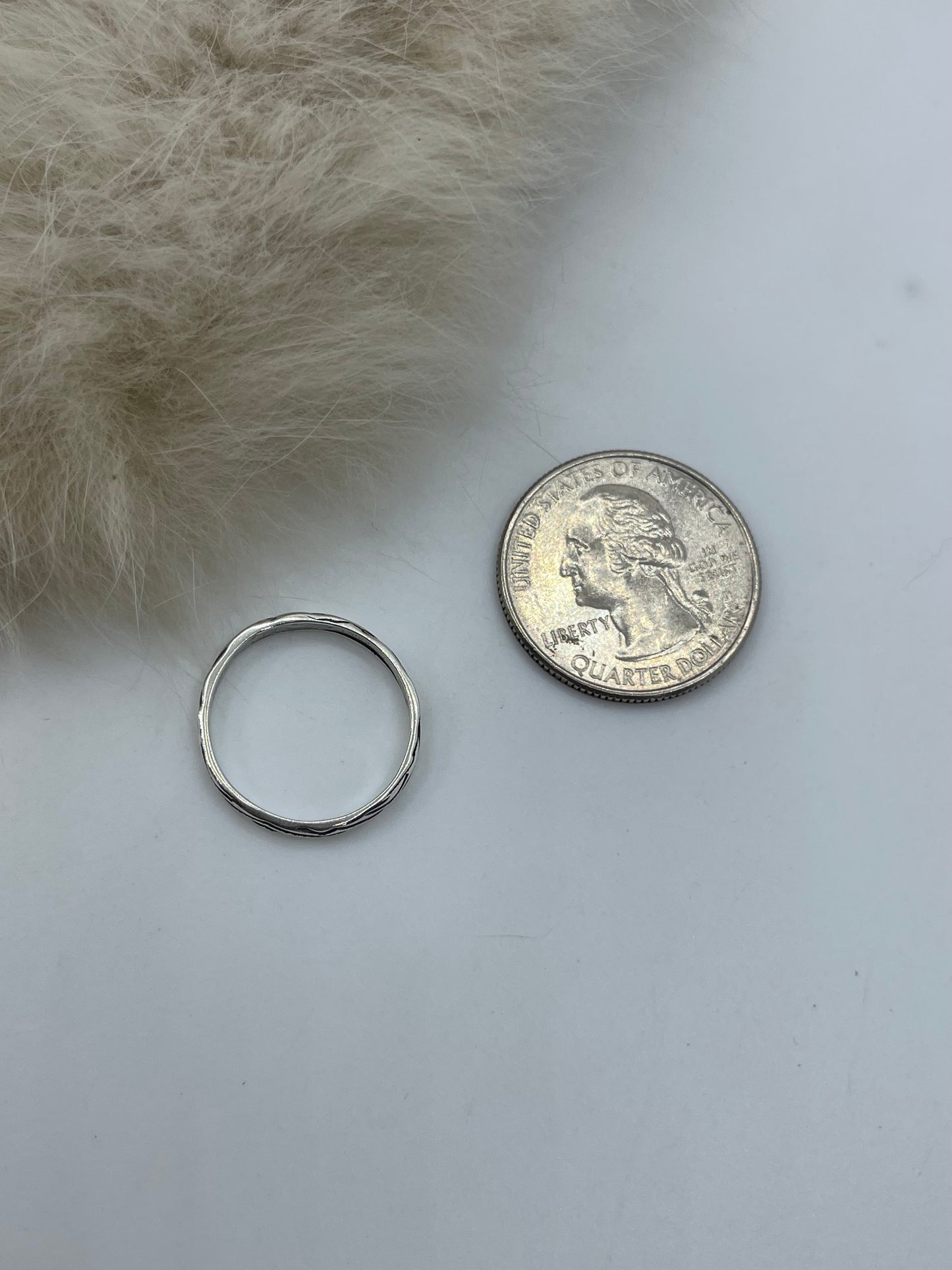6.5 Silver Stacker Band