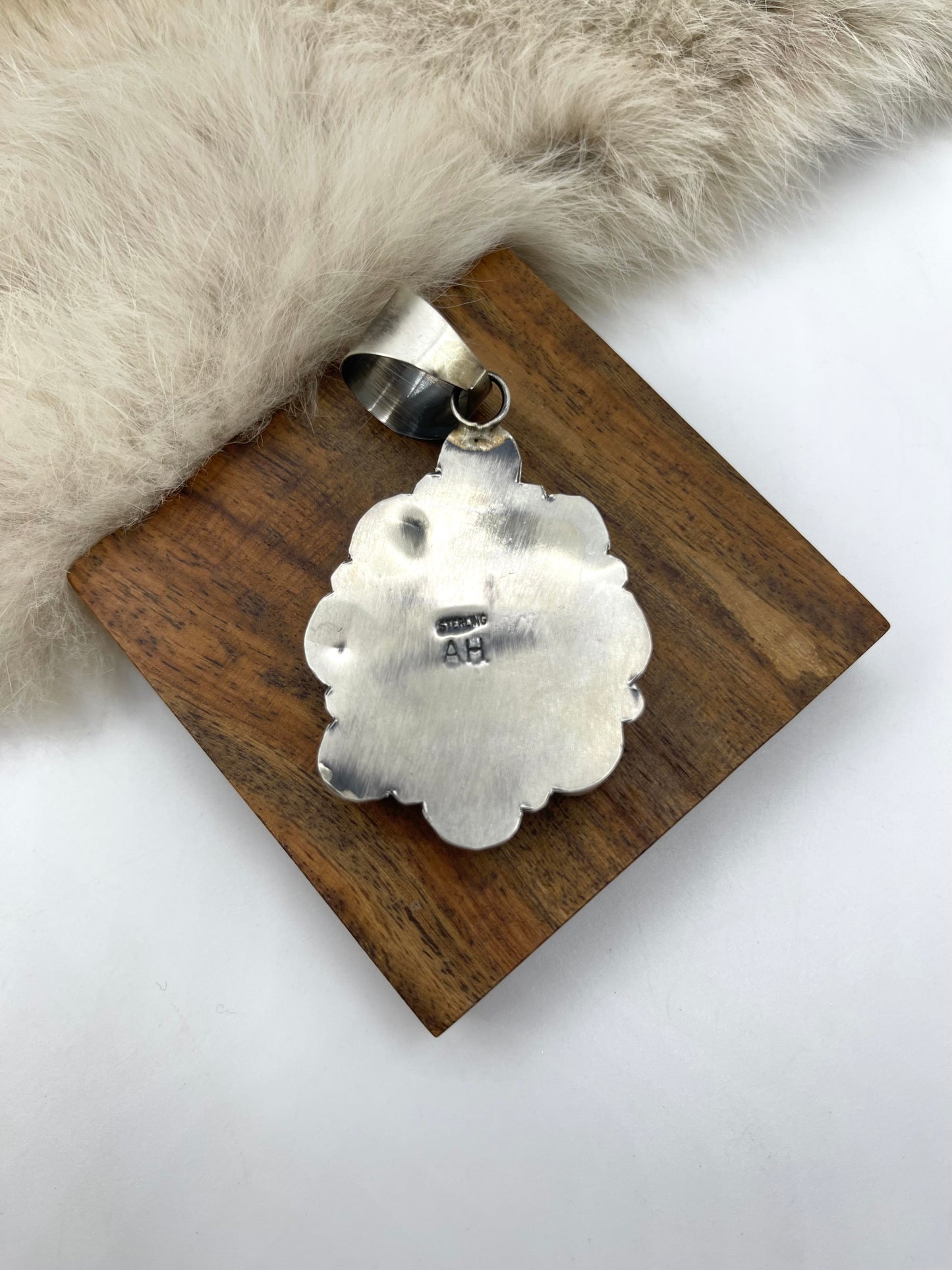 Sonoran Gold Cluster Pendant by Alford Henry, Navajo 15mm Bail