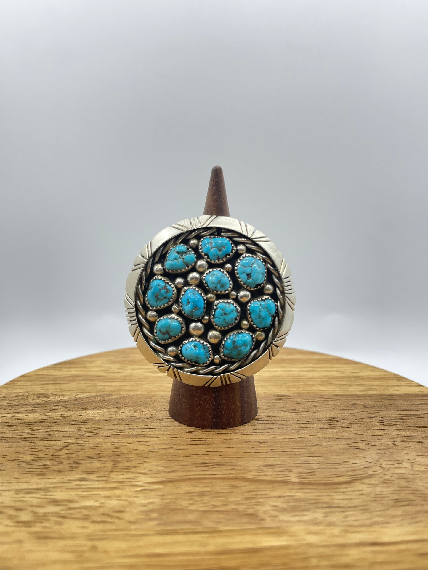 11.0 Turquoise 11- Stone by Benjamin James, Navajo