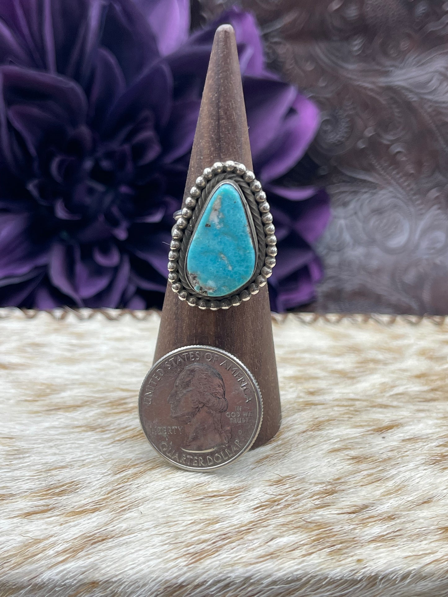 6.5 Sonoran Blue Turquoise Ring